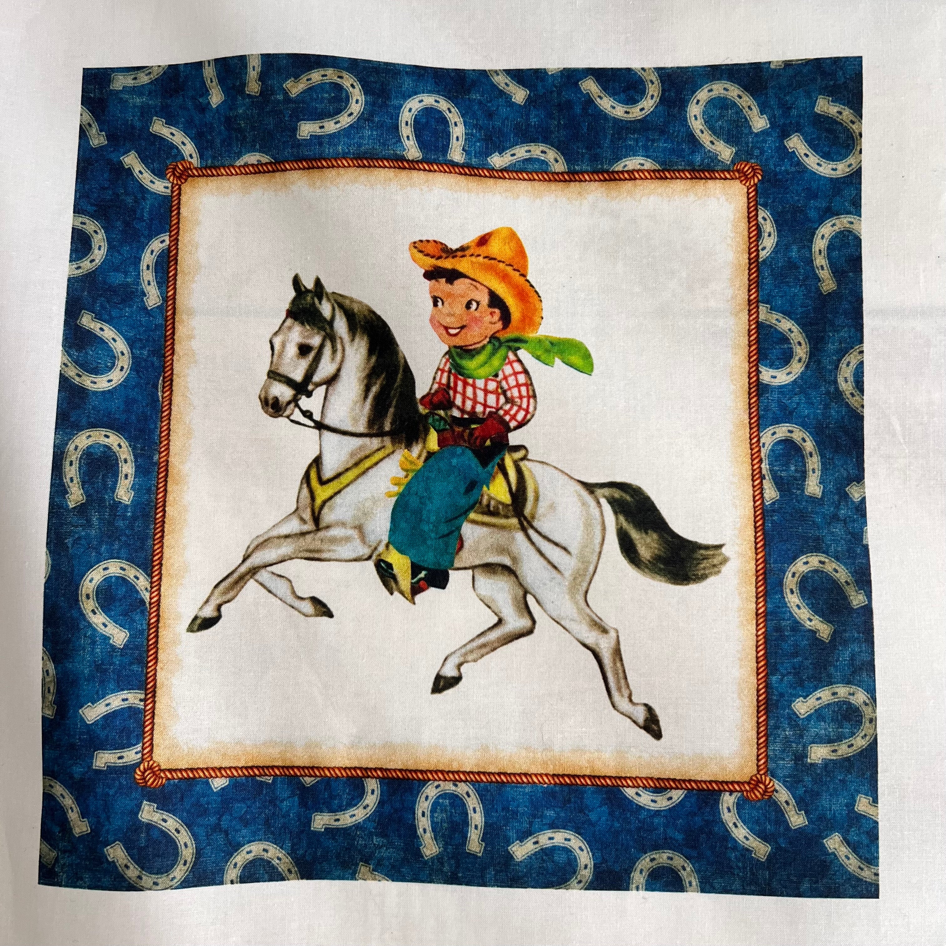 Panel - Storybook Cowboy - Cowboy Up by QT Fabrics