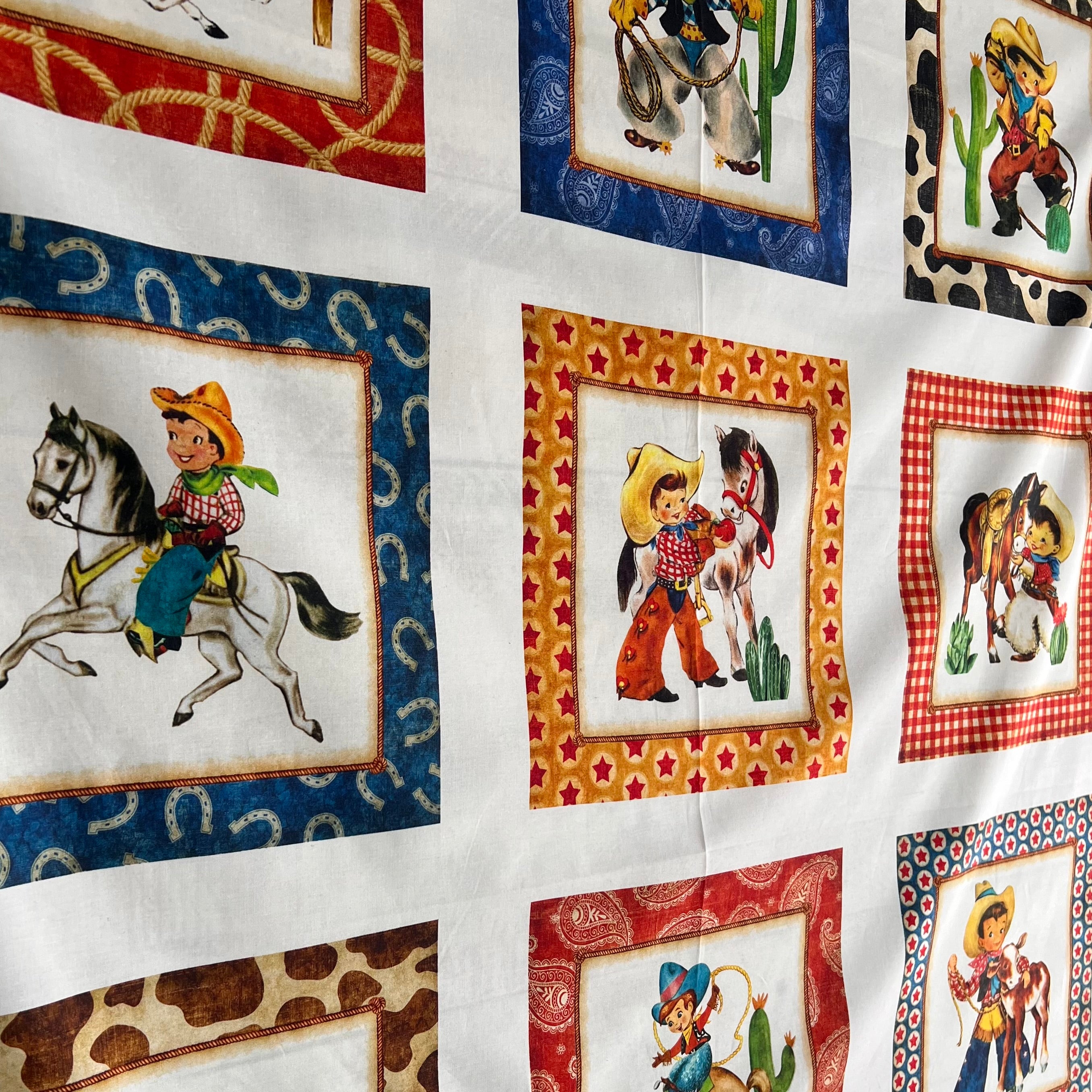 Panel - Storybook Cowboy - Cowboy Up by QT Fabrics