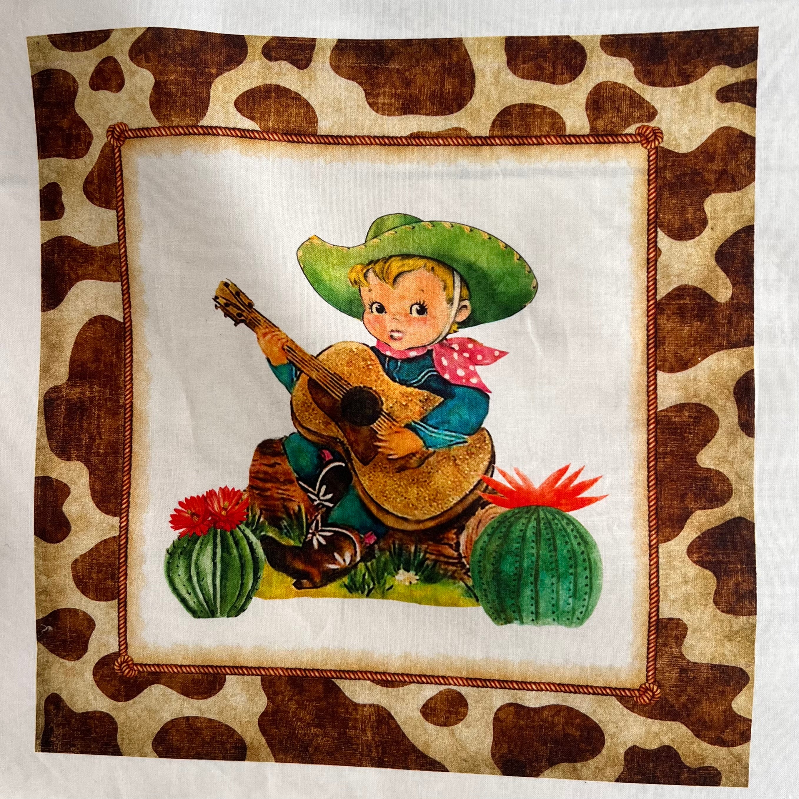 Panel - Storybook Cowboy - Cowboy Up by QT Fabrics