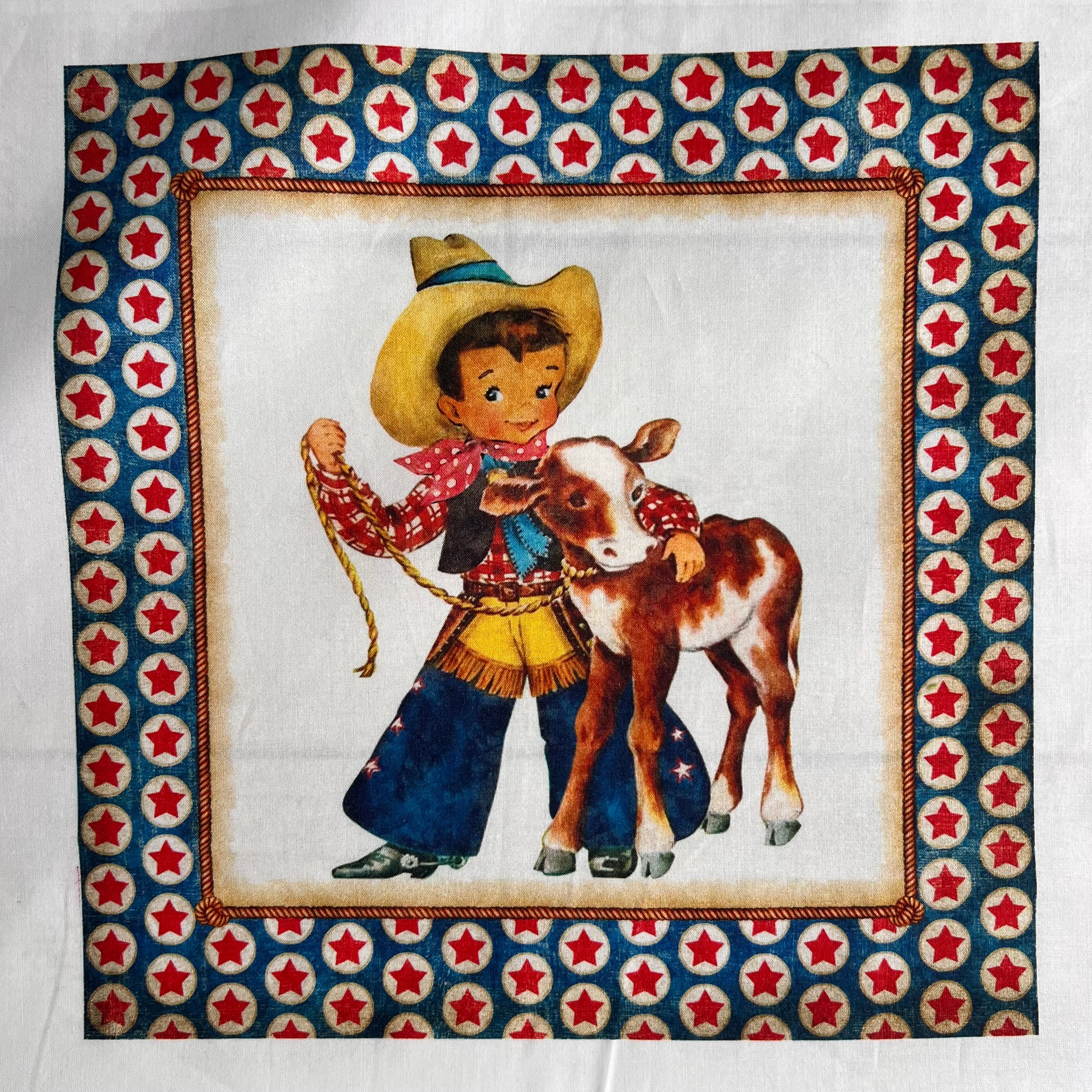 Panel - Storybook Cowboy - Cowboy Up by QT Fabrics