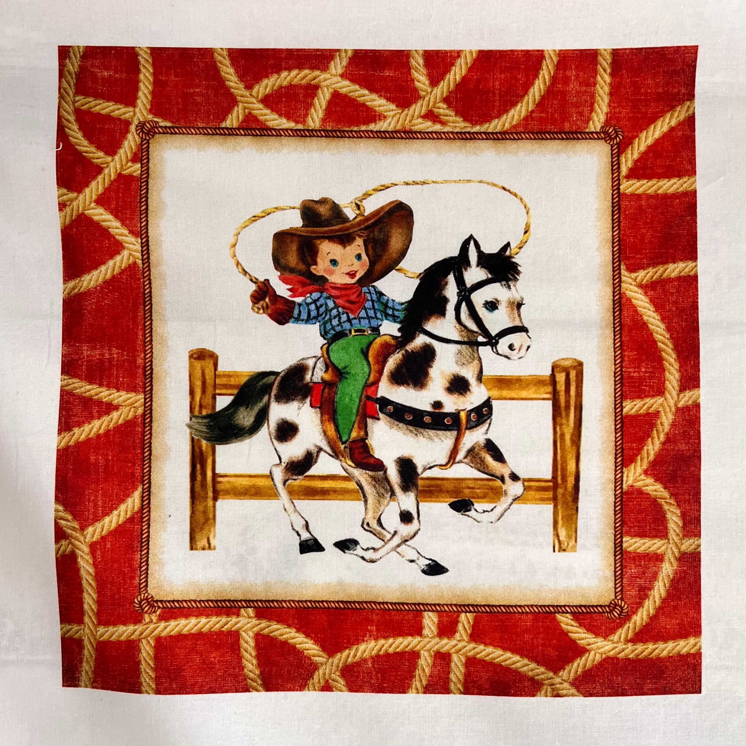 Panel - Storybook Cowboy - Cowboy Up by QT Fabrics