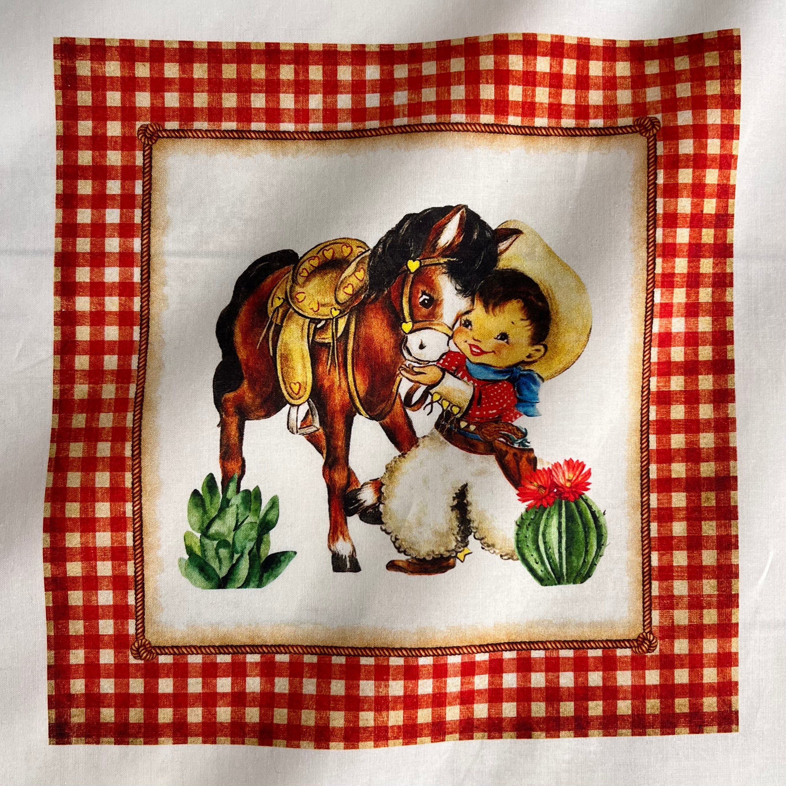 Panel - Storybook Cowboy - Cowboy Up by QT Fabrics