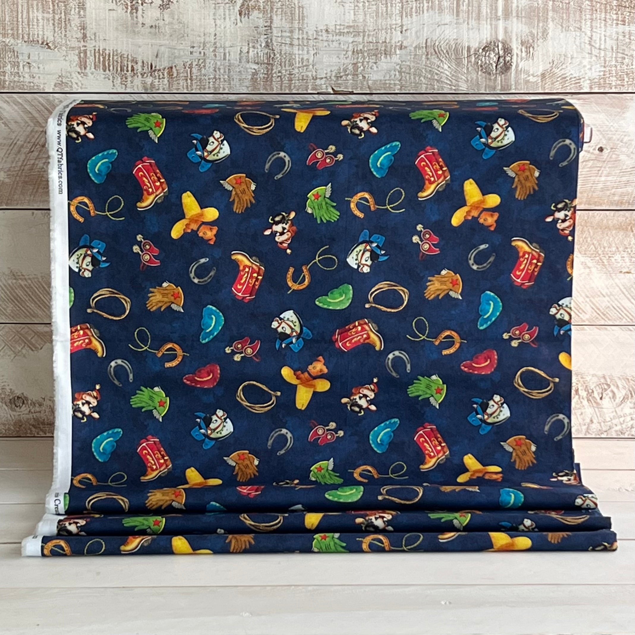 Blue-Cowboy Stuff-Cowboy Up by QT Fabrics
