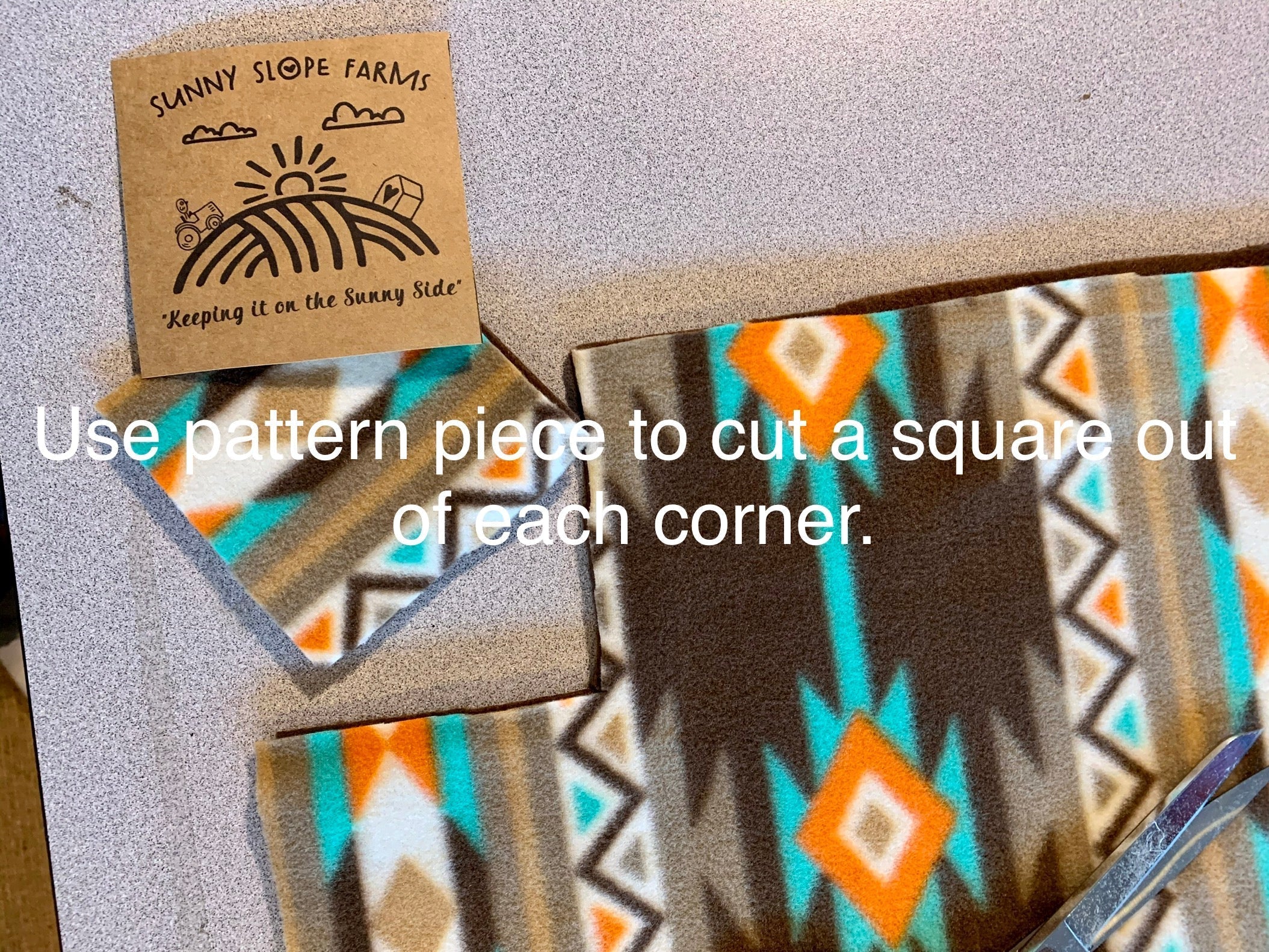 No Sew Blanket Kit - Beige, Black, Red, London Plaid - Personalization Available