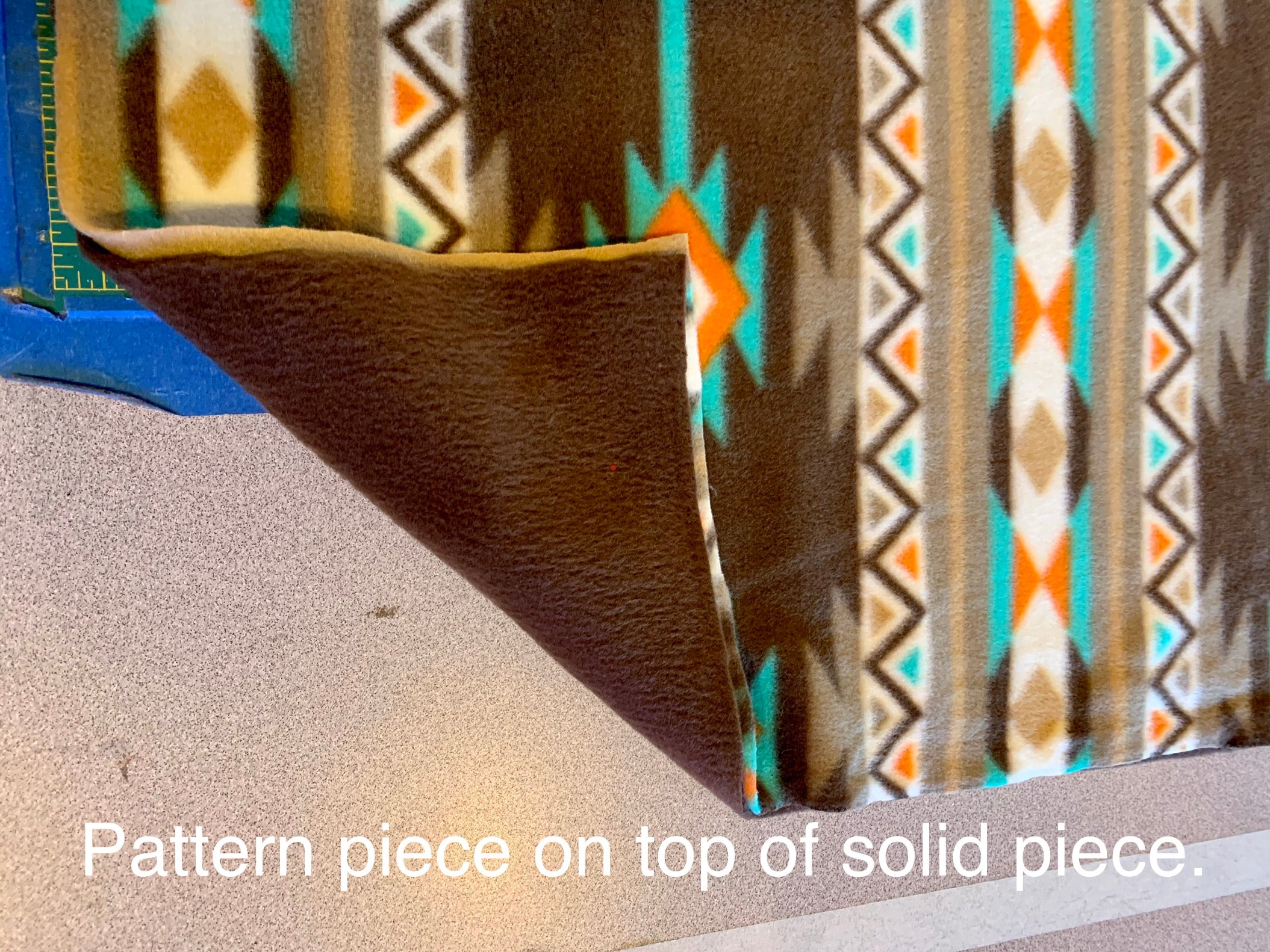 No Sew Blanket Kit - Floral - Personalization Available