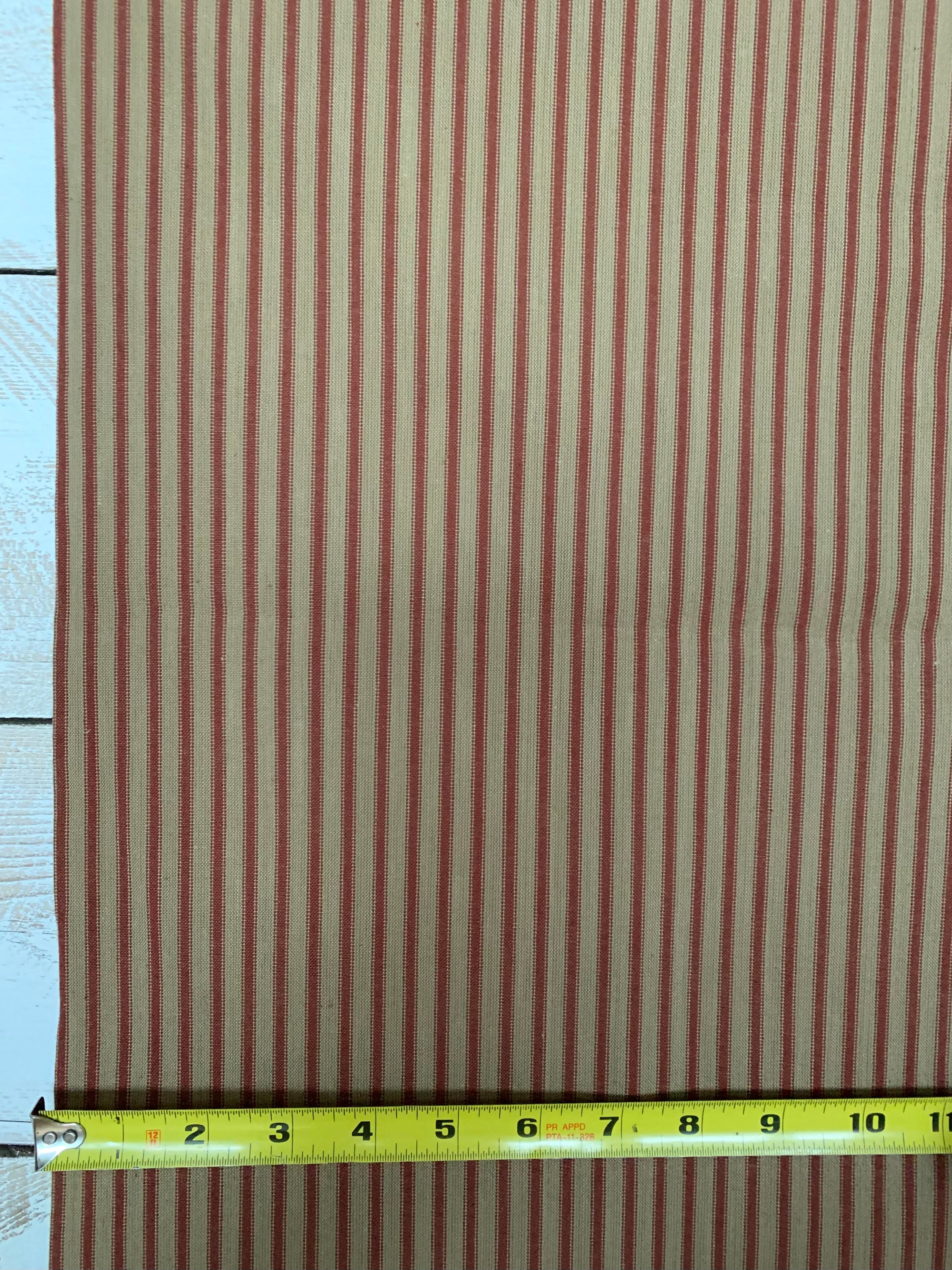 Red and Beige 36 - Homespun Fabric