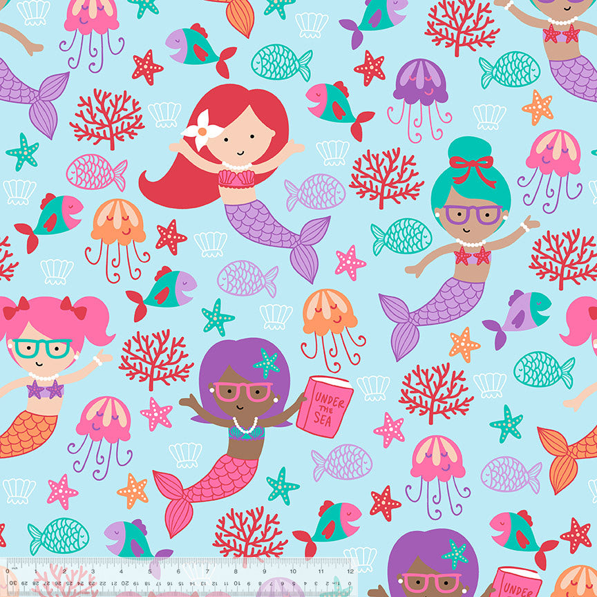 Studious Mermaids Fleece - 44741-1