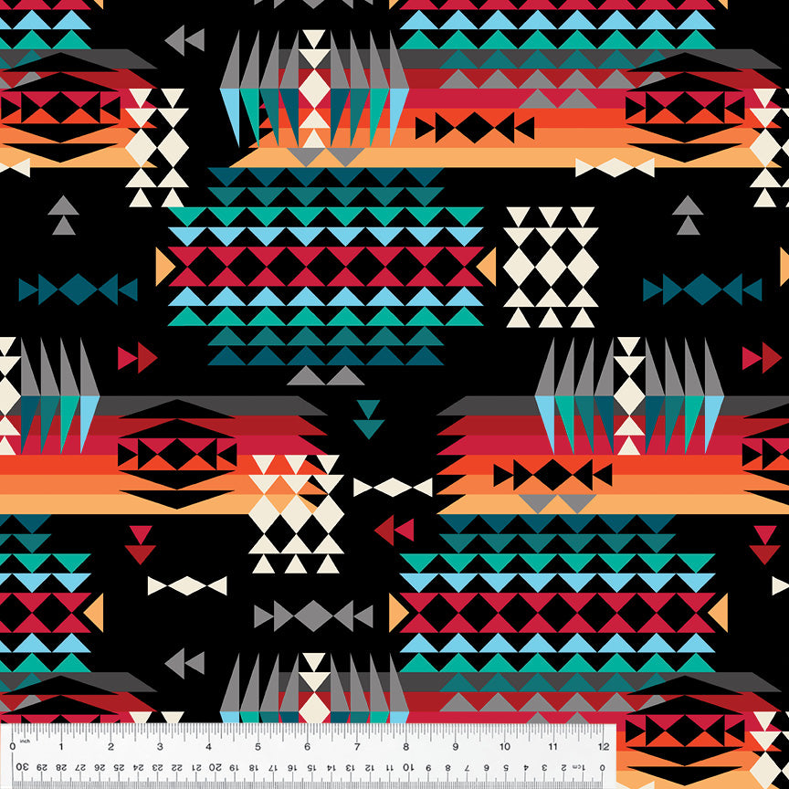 Tribal Winter Fleece - Mountain Pass Black 52332-2