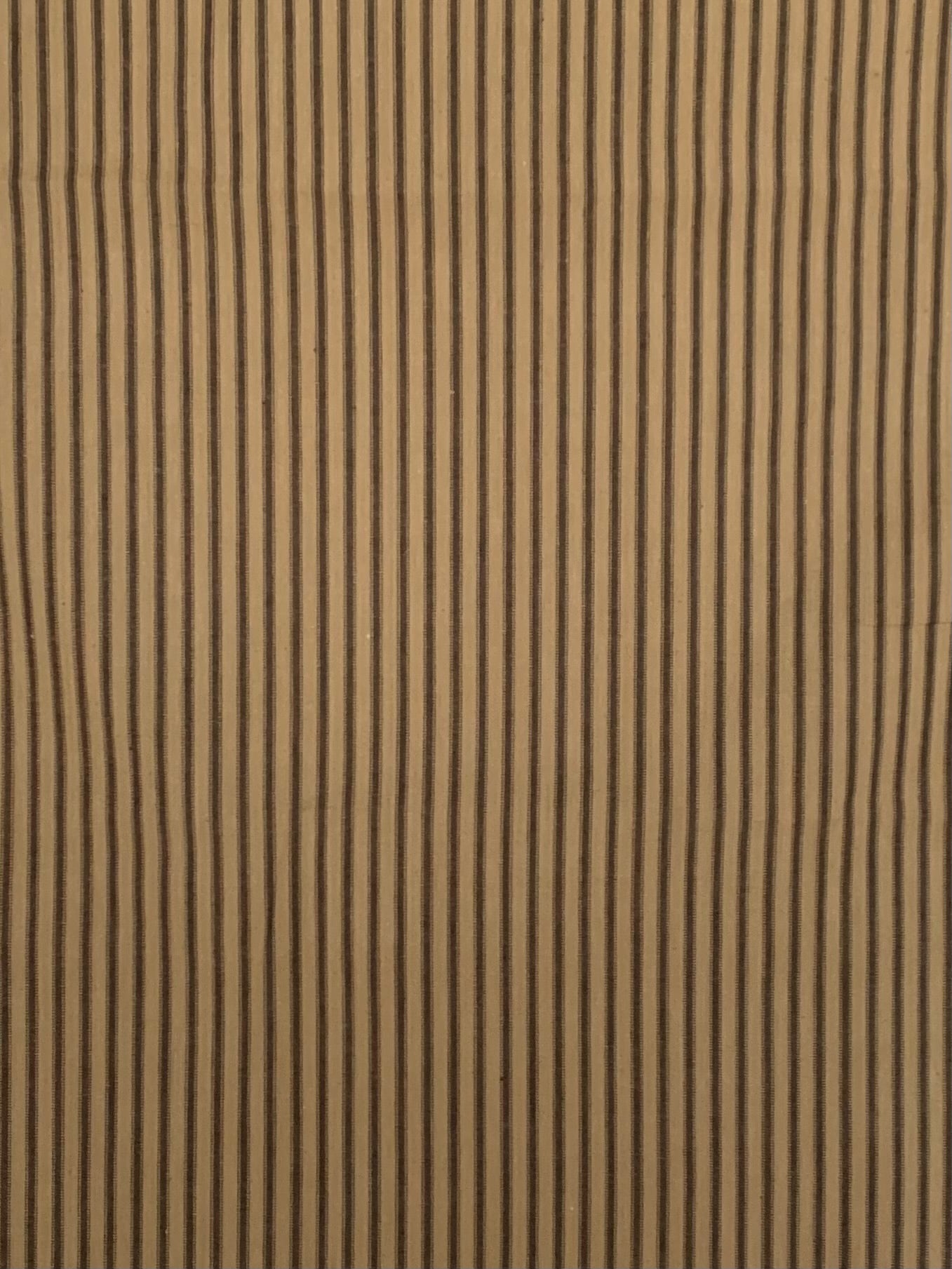 Beige and Black Stripe 56 - Homespun Fabric