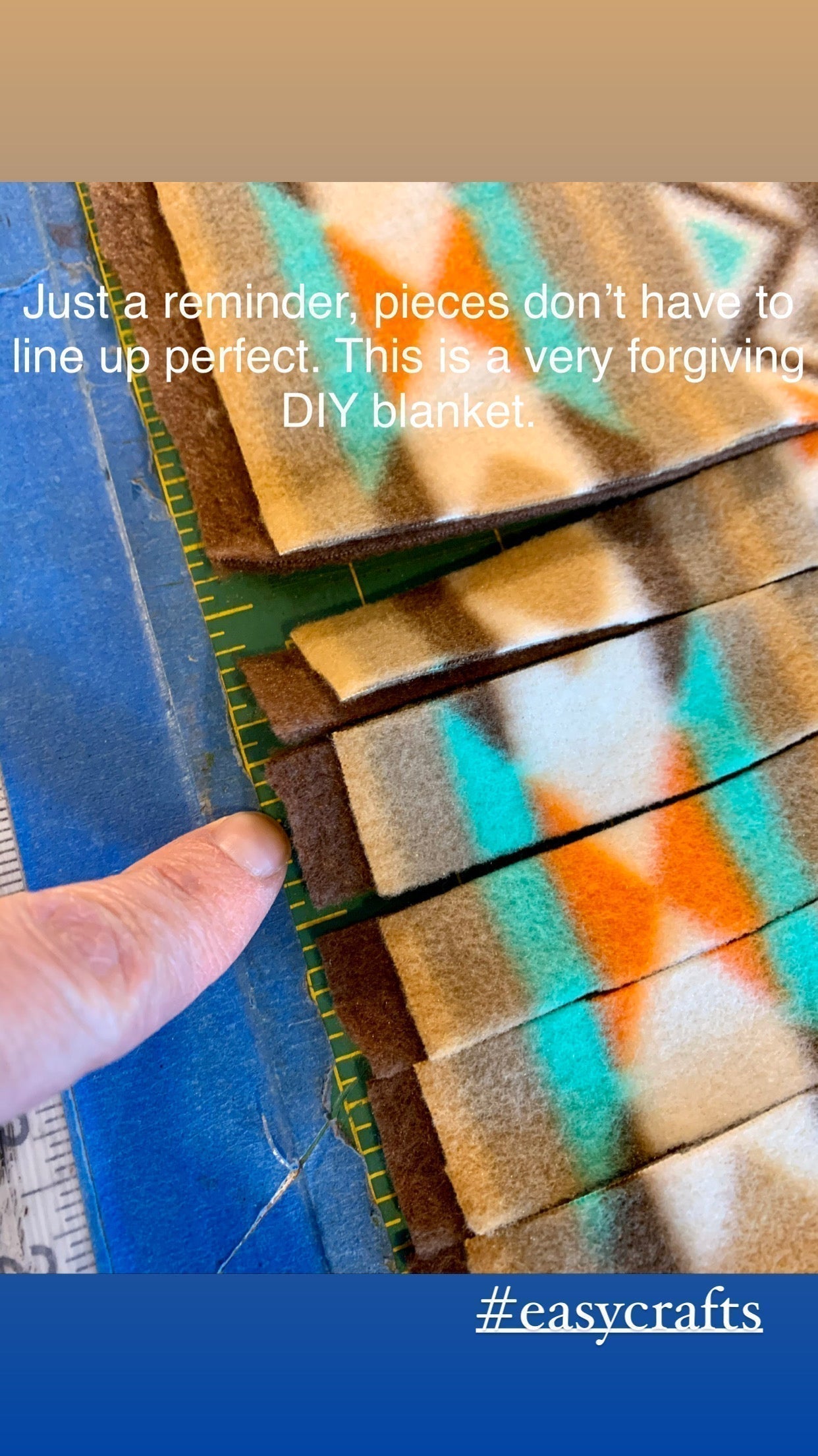 No Sew Blanket Kit - Day of the Dead Skull - Personalization Available