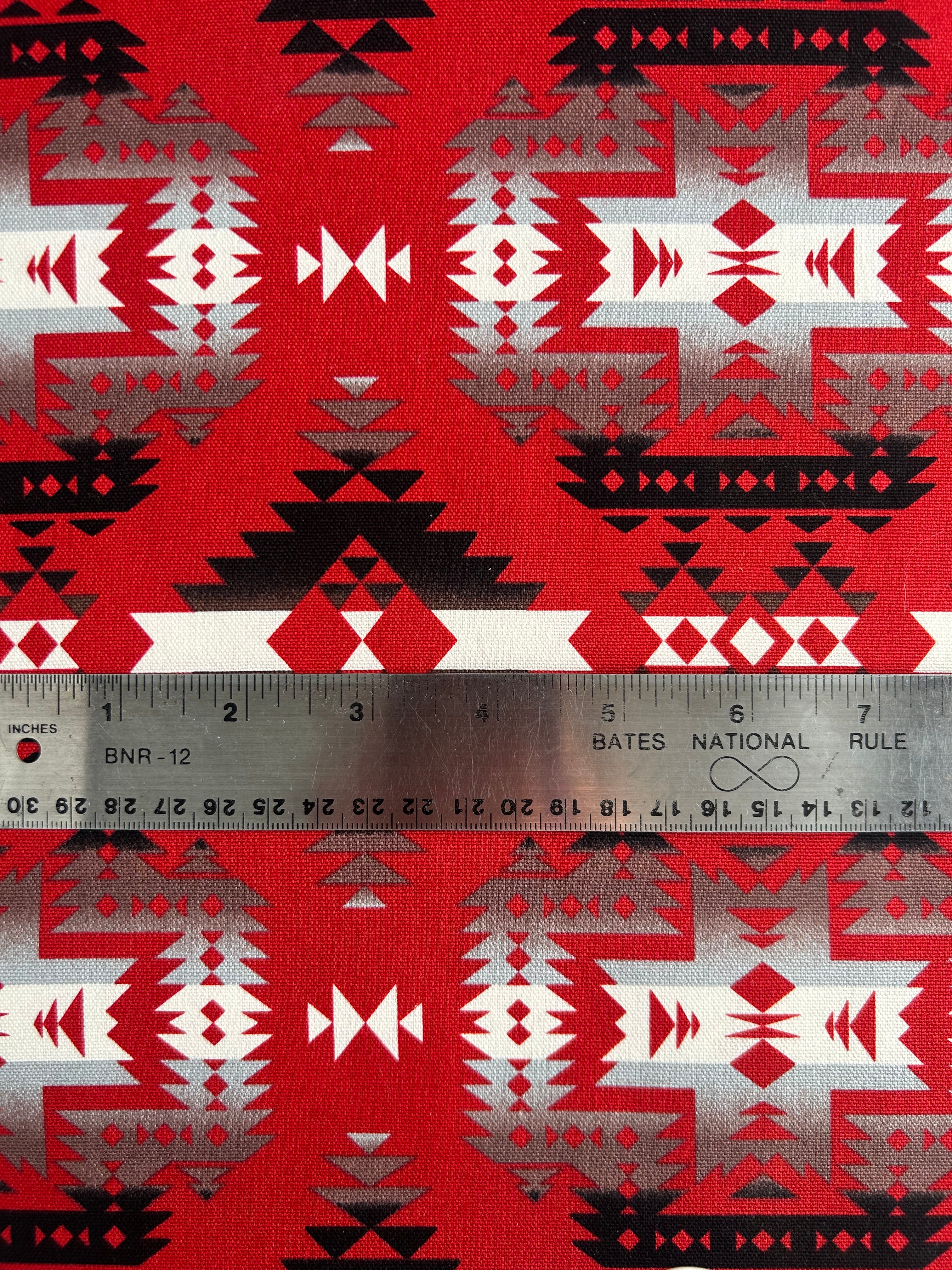 Canvas Cotton -52828C-2 Canyon Spirit Trail, Windham Fabrics, Red