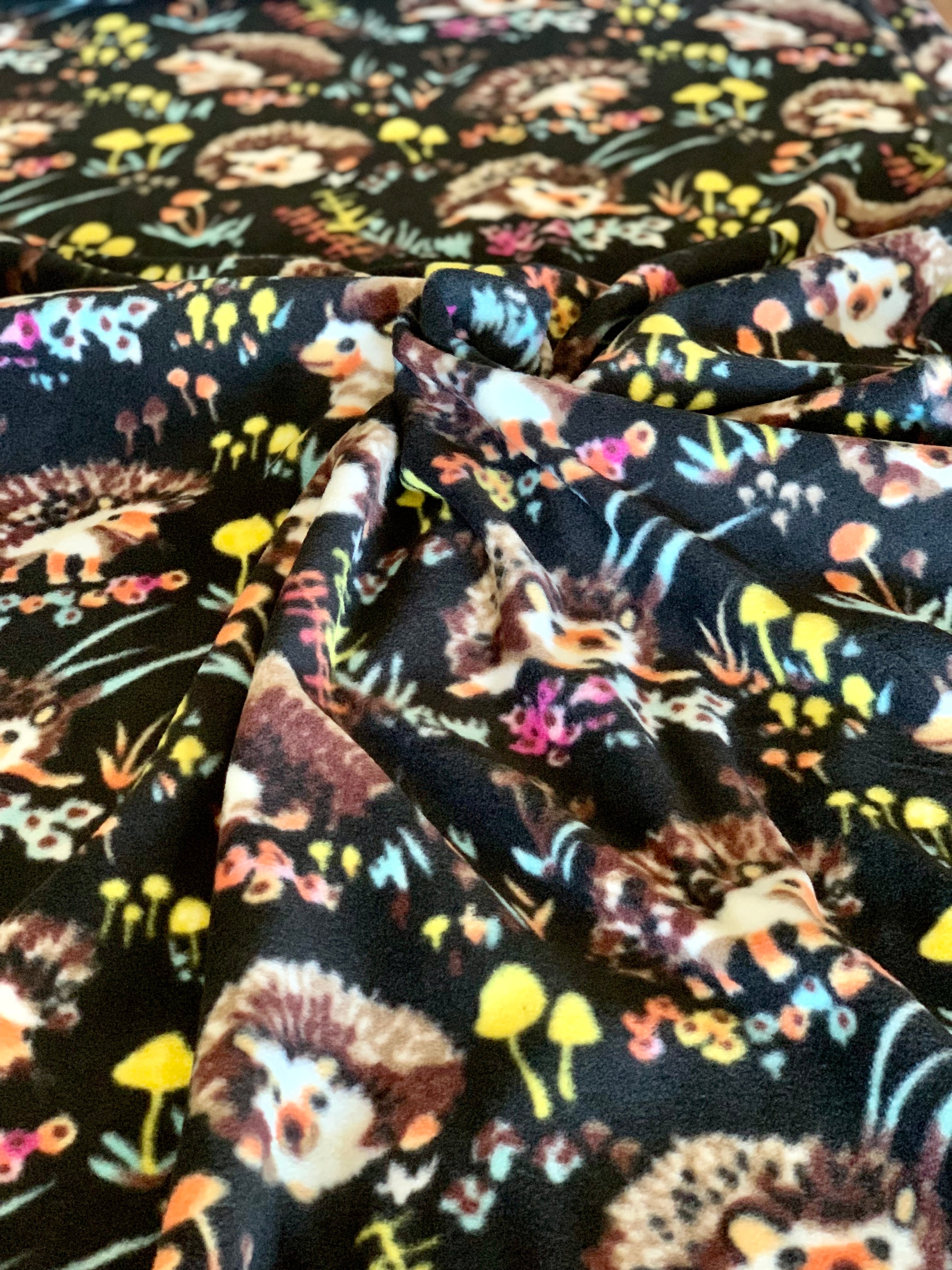 Happy Hedgehog Fleece