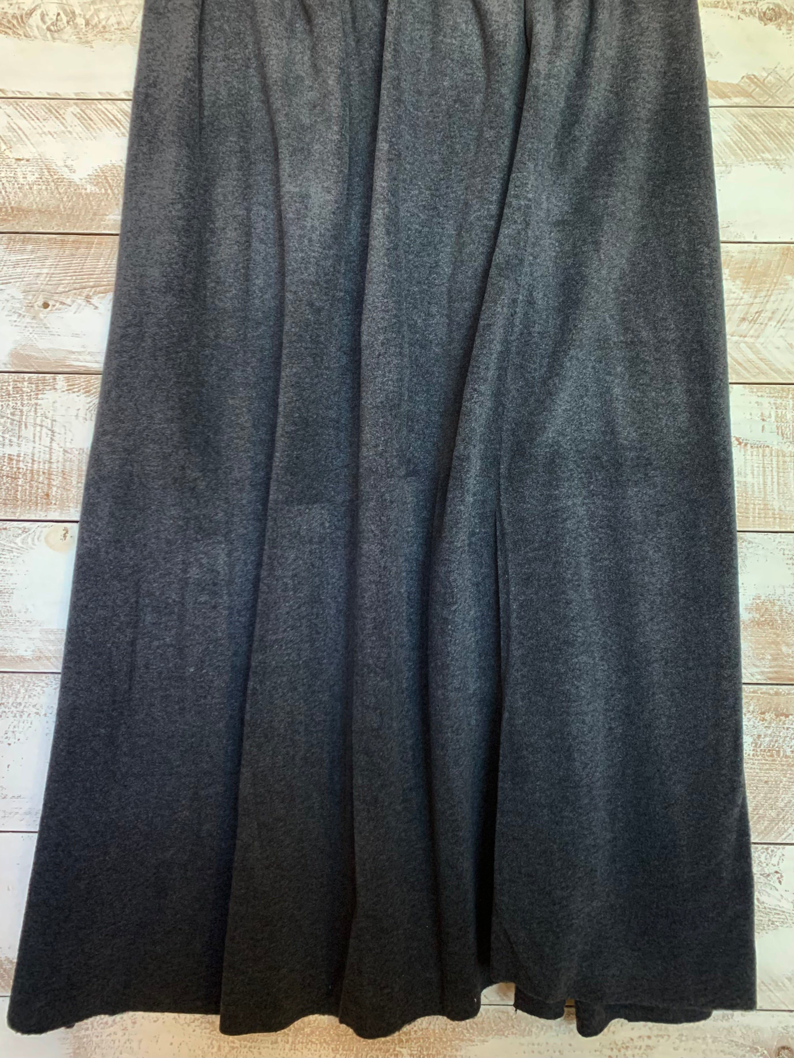 Dark Heather Gray Solid Lux Fleece