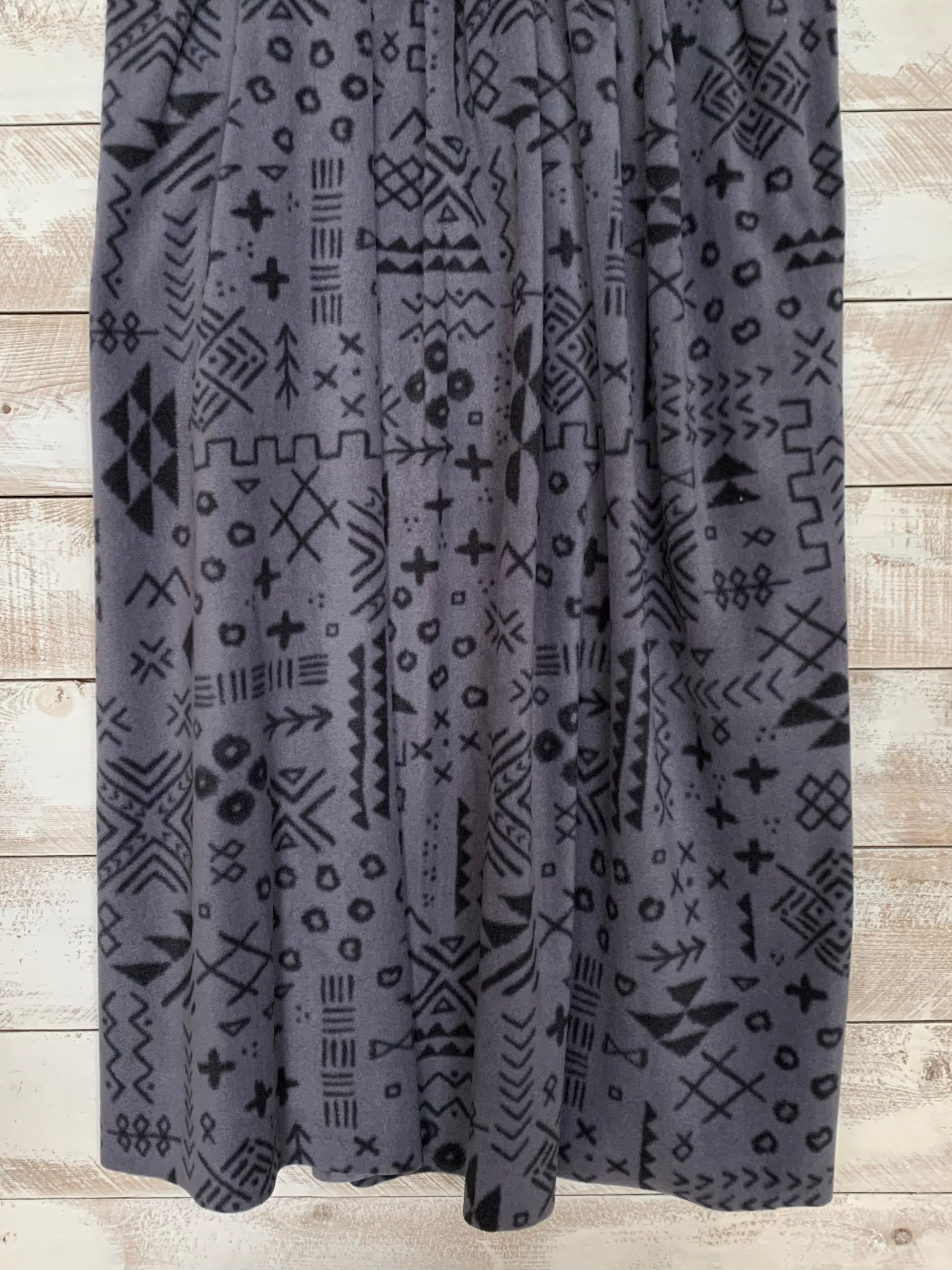 Tribal Winter Fleece - Terra Dark Grey 52780-1