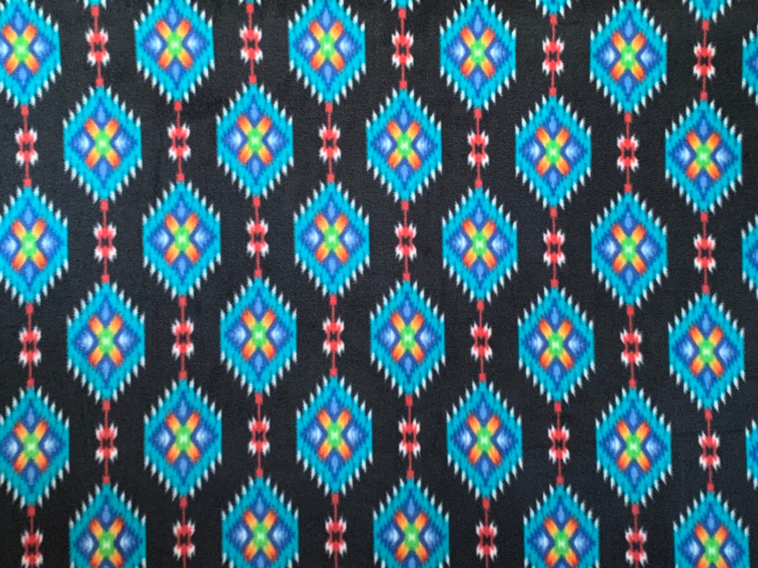 No Sew Blanket Kit - Native American Style - Personalization Available