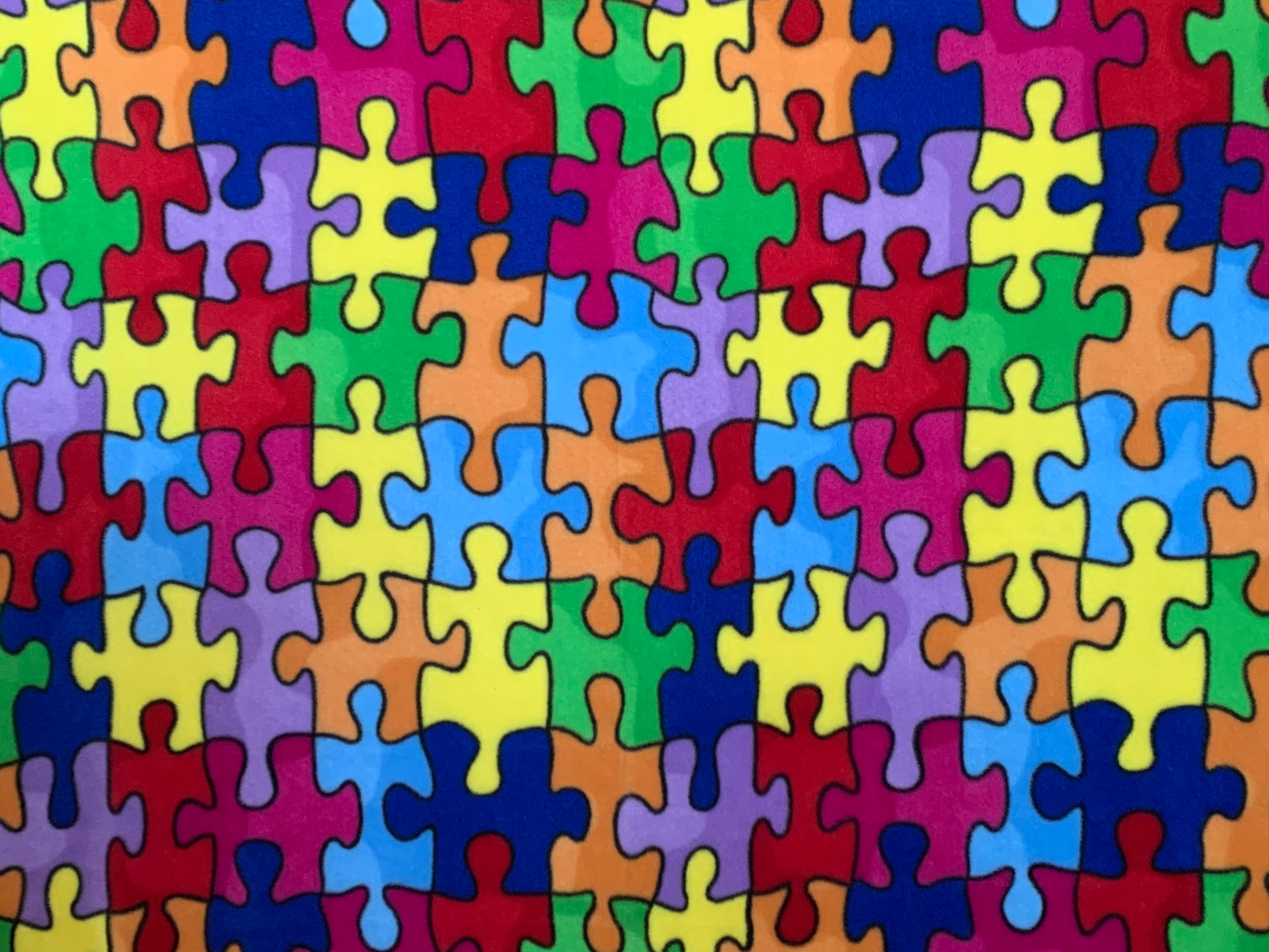 Puzzle Fleece 23973-X