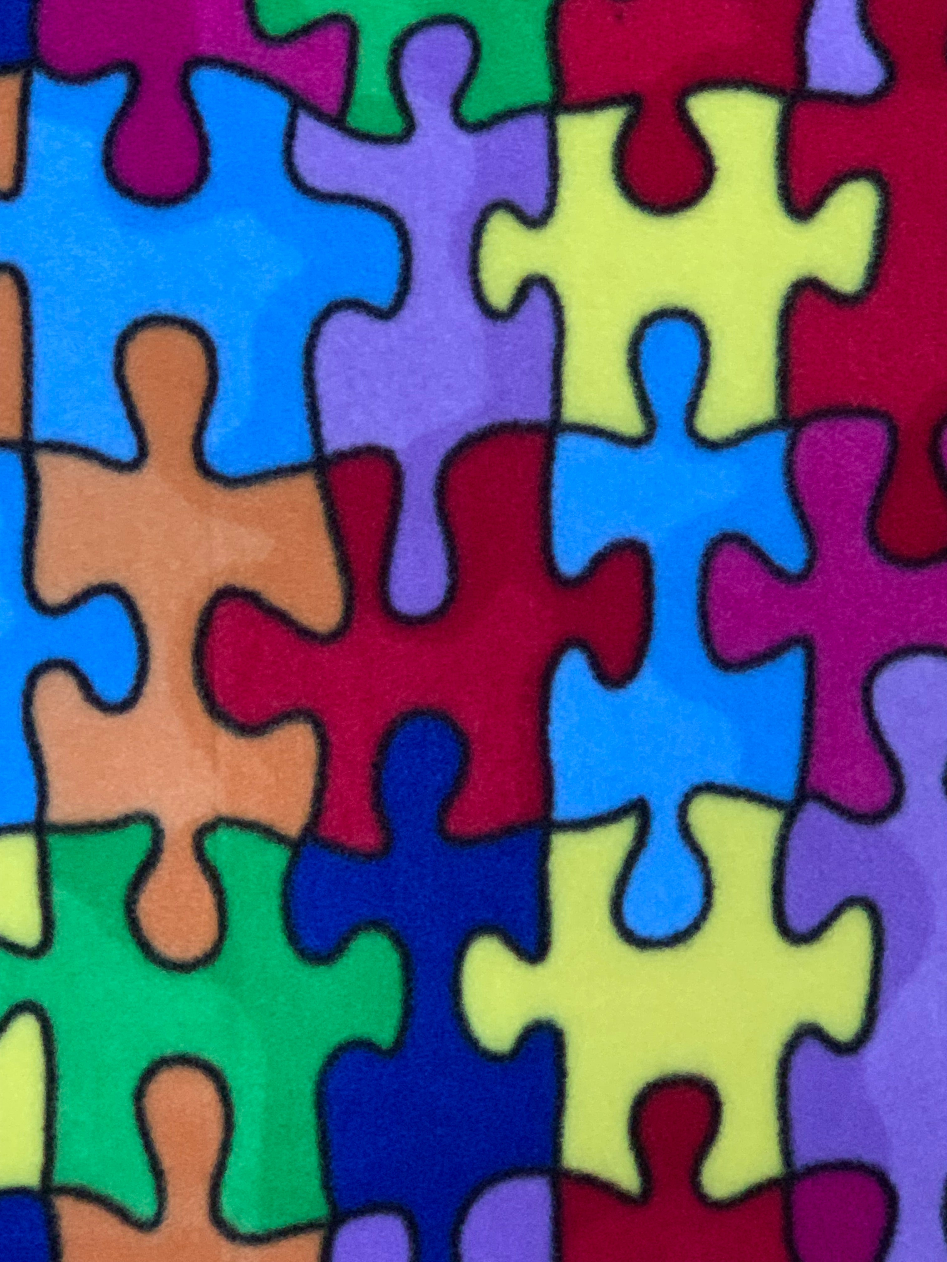 Puzzle Fleece 23973-X