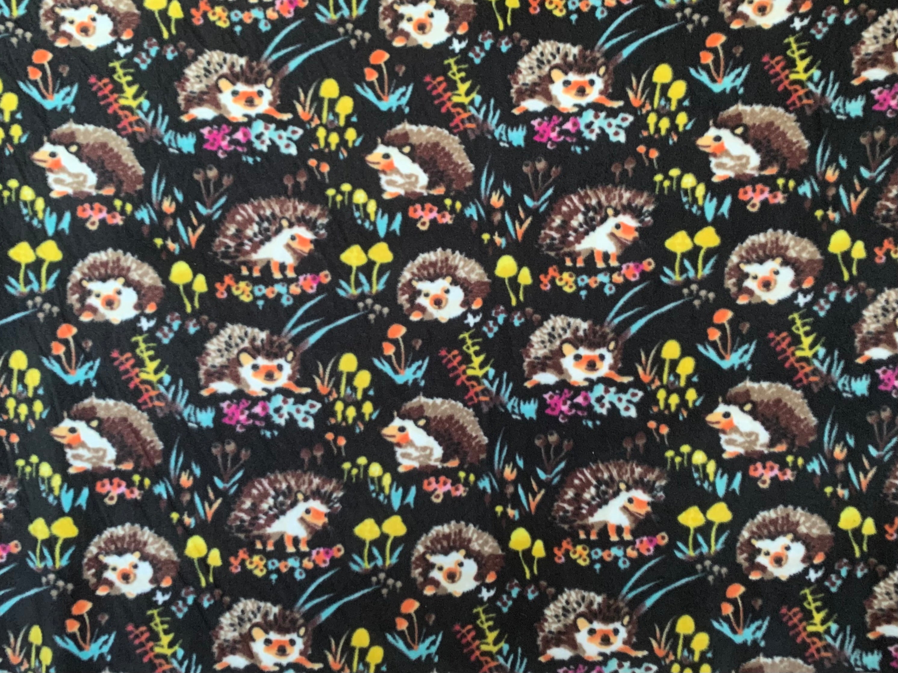 Happy Hedgehog Fleece