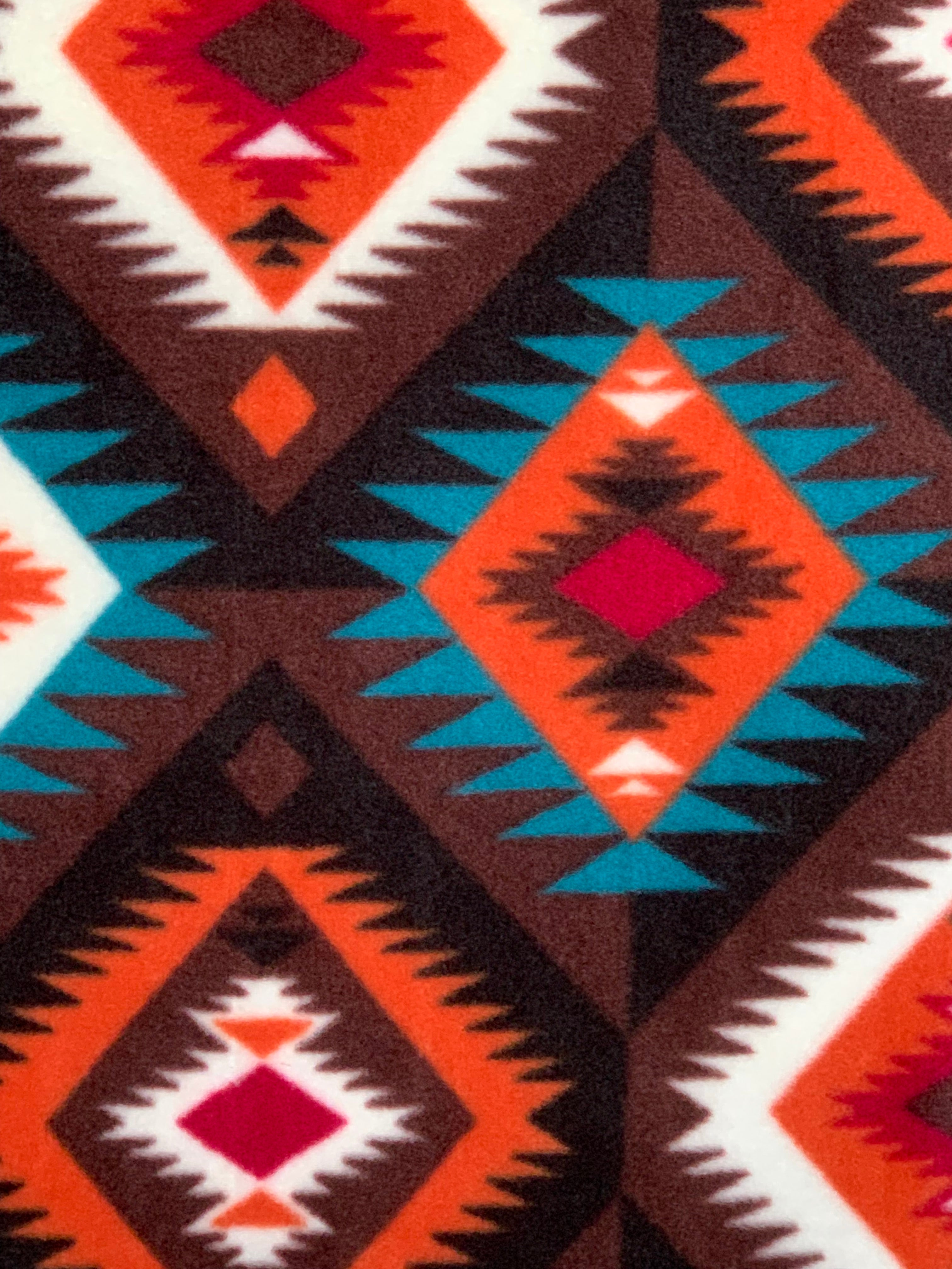 Tribal Winter Fleece - Crossroads Brown 52333-1