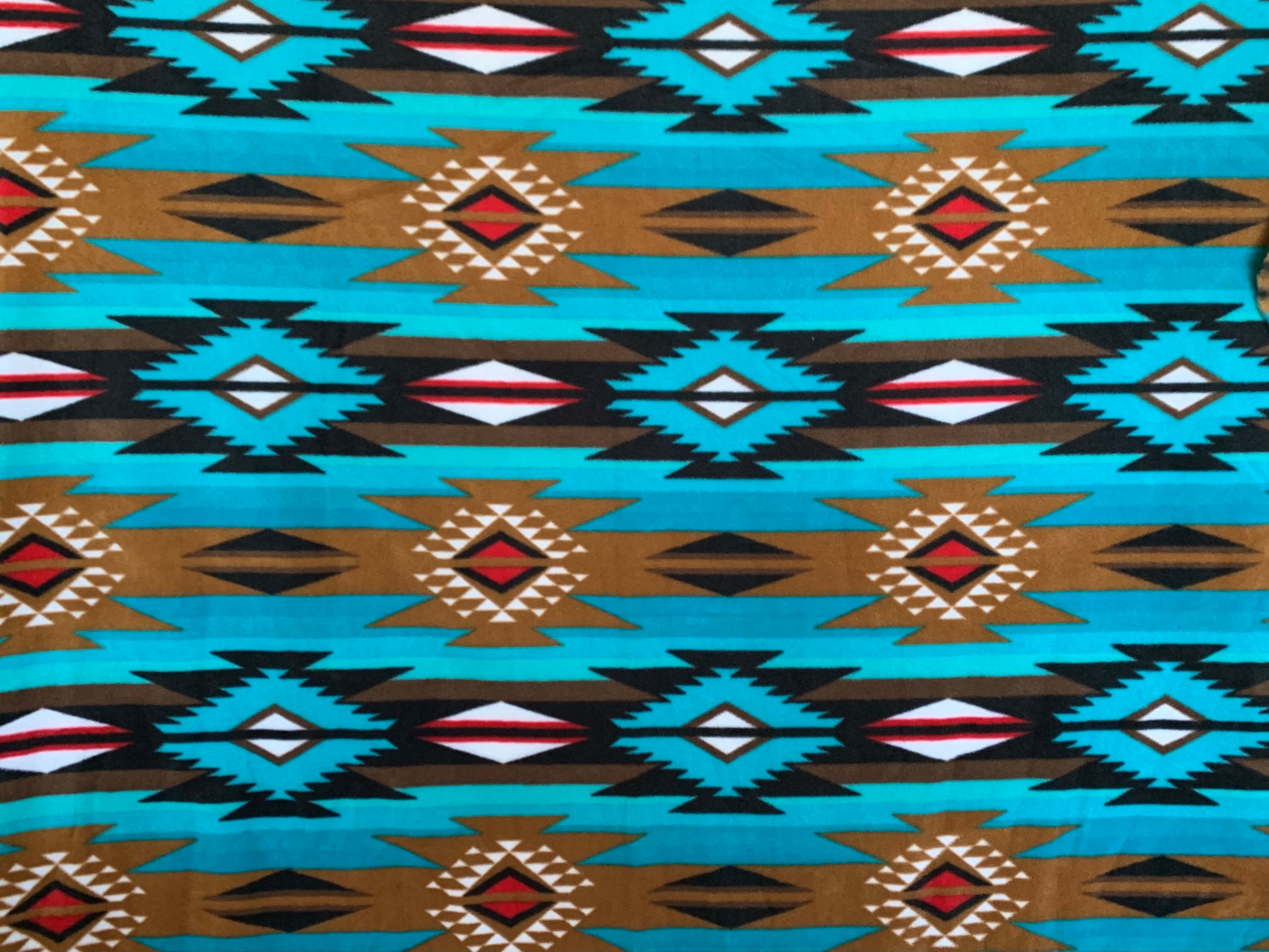 No Sew Blanket Kit - Native American Style - Personalization Available