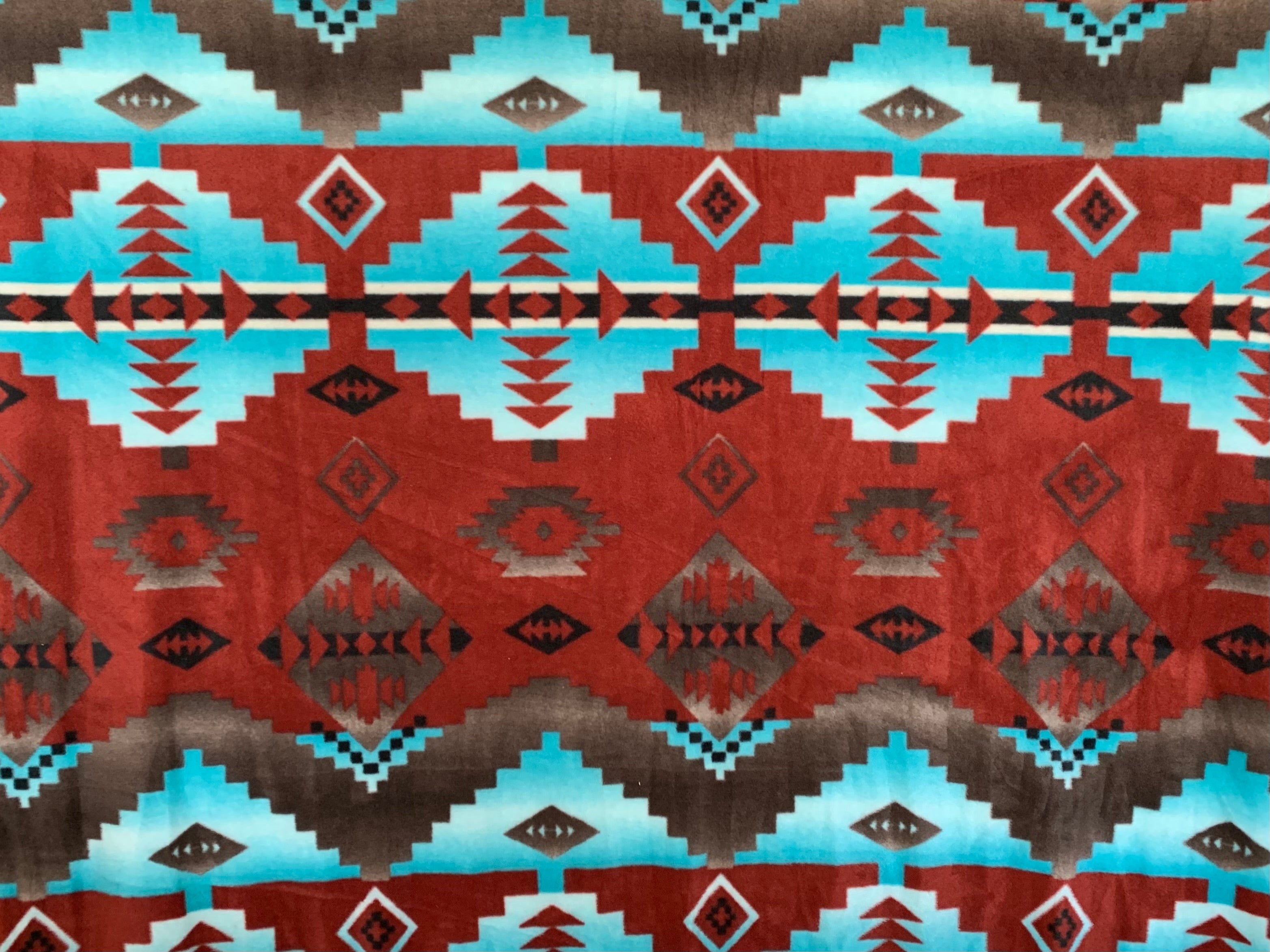 No Sew Blanket Kit - Native American Style - Personalization Available