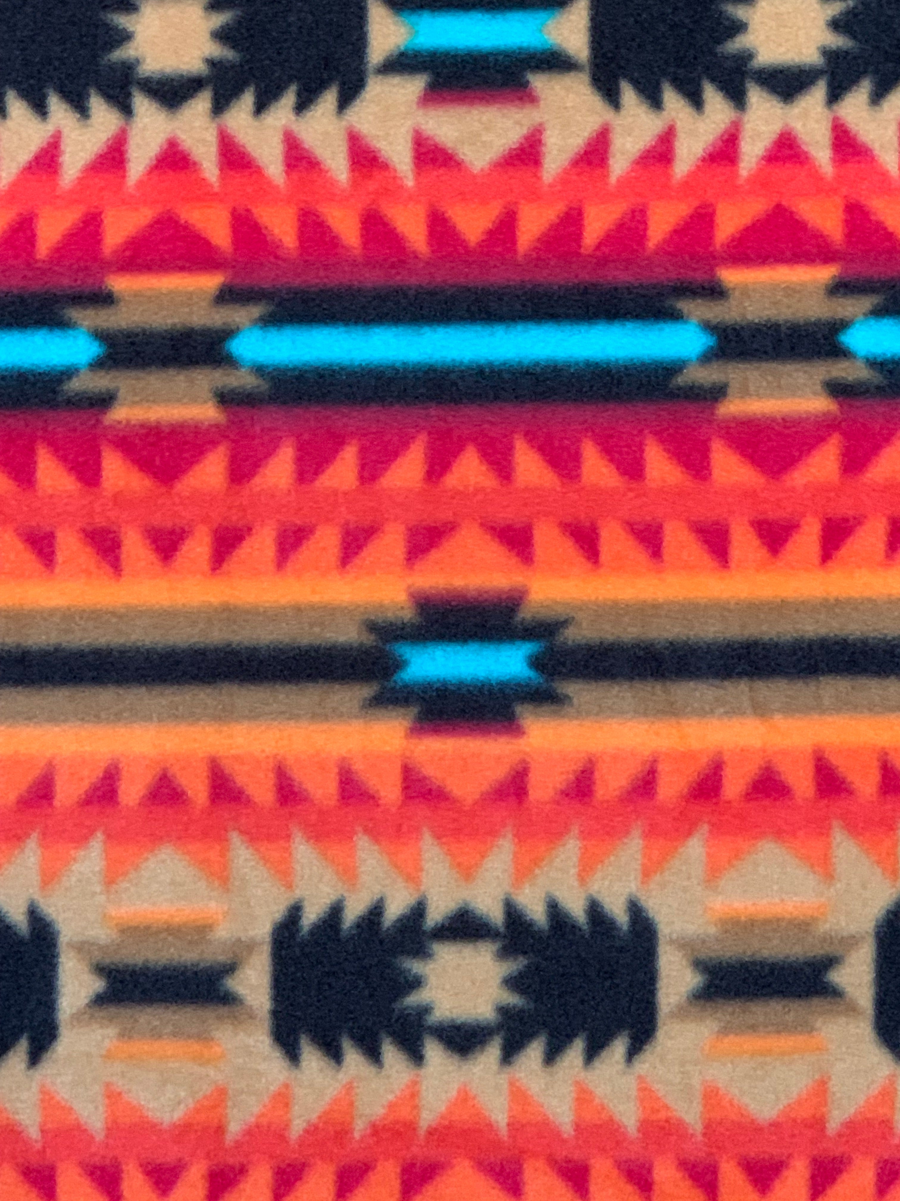 Tribal Winter Fleece - Crimson Arrow Red - 40993-1