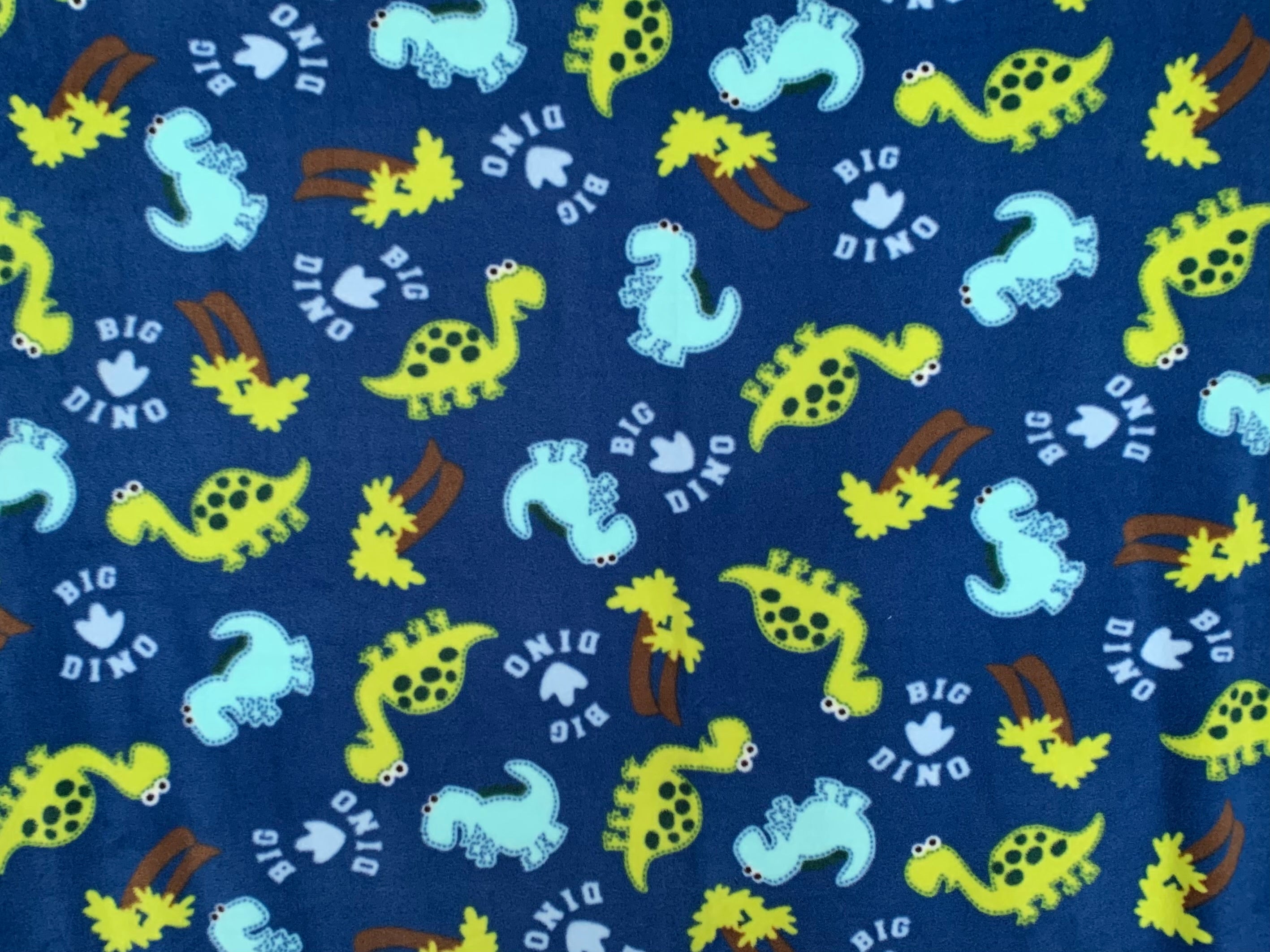 No Sew Blanket Kit - Dinosaur - Personalization Available