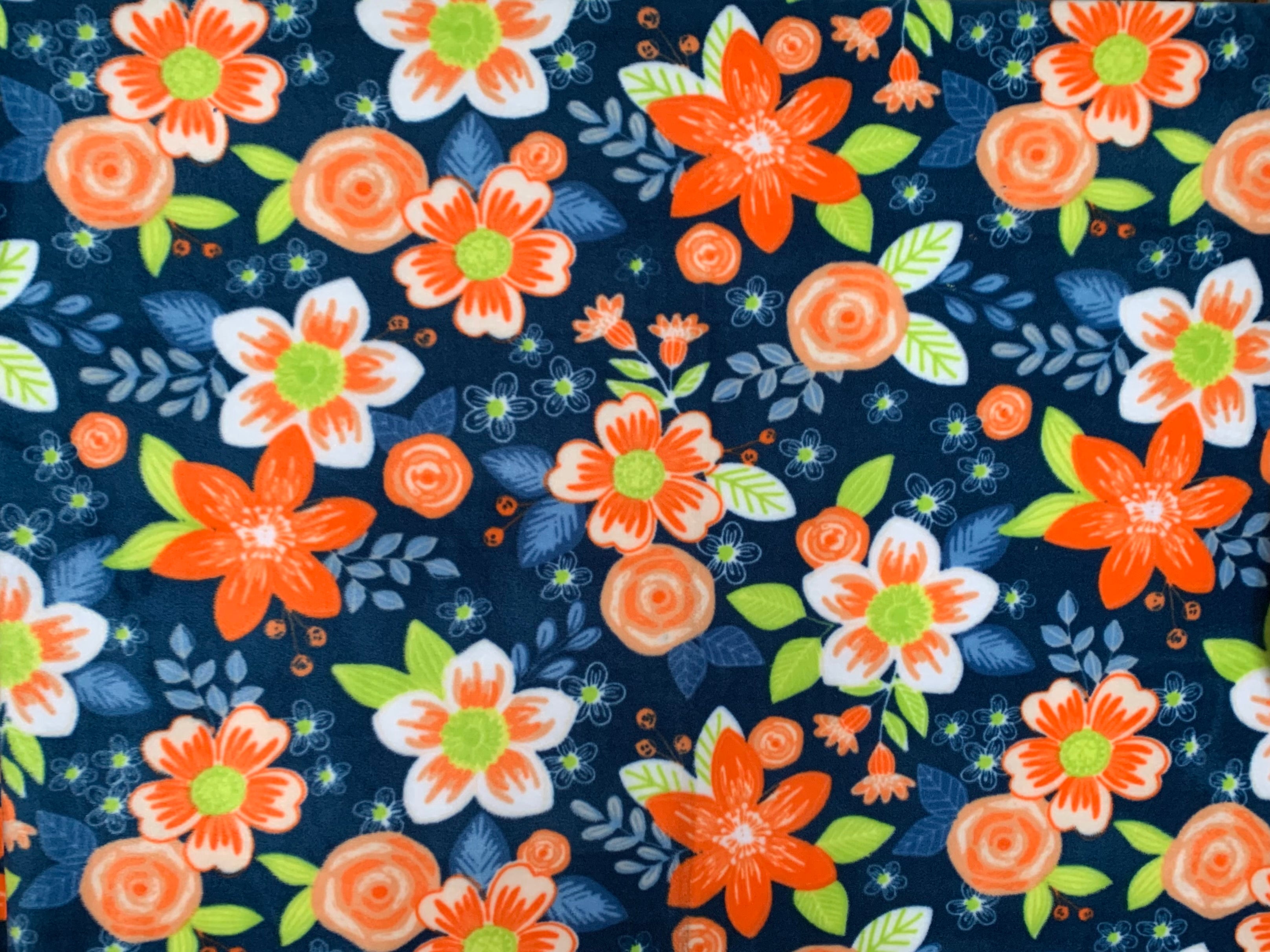 No Sew Blanket Kit - Floral - Personalization Available