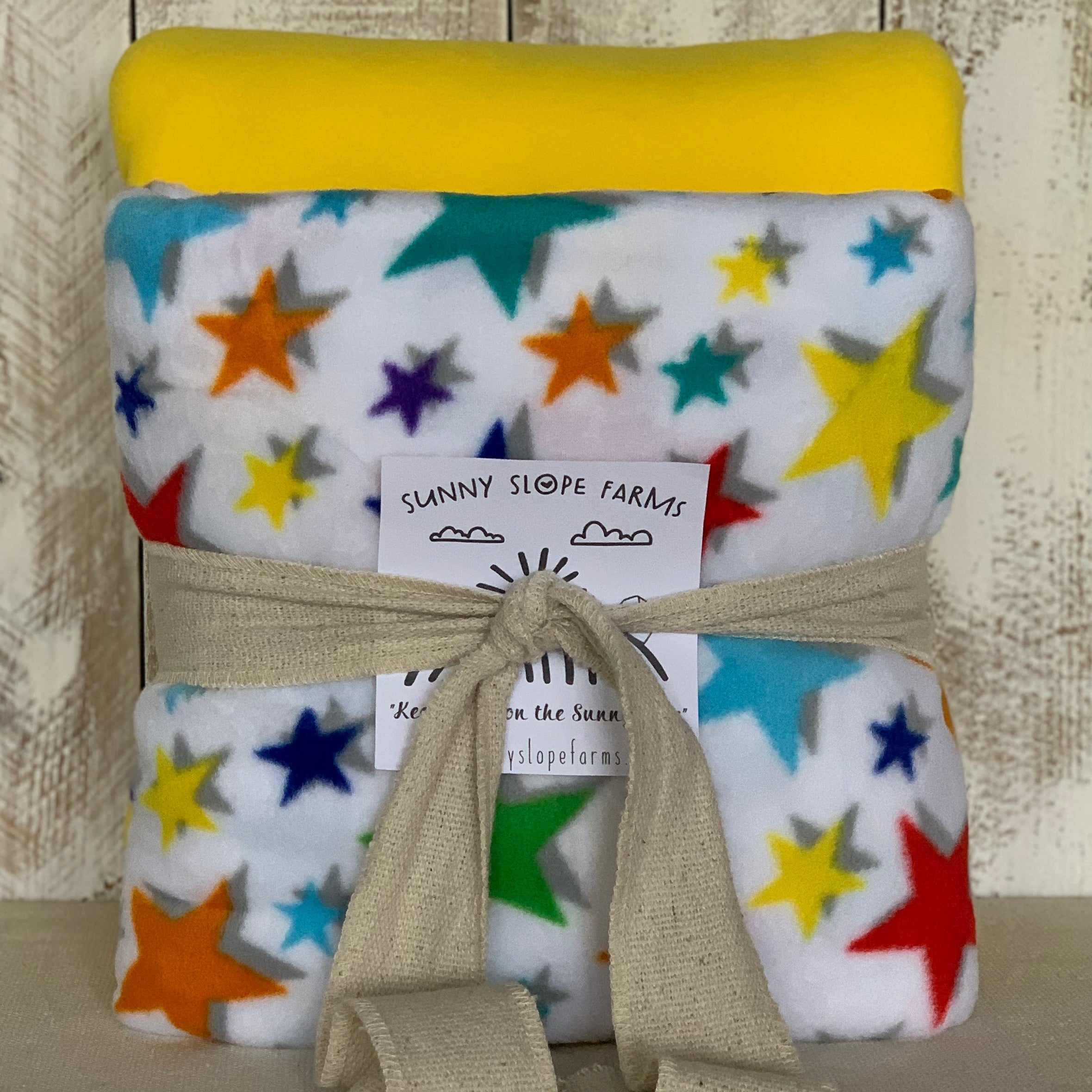 No Sew Blanket Kit - Stars- Personalization Available