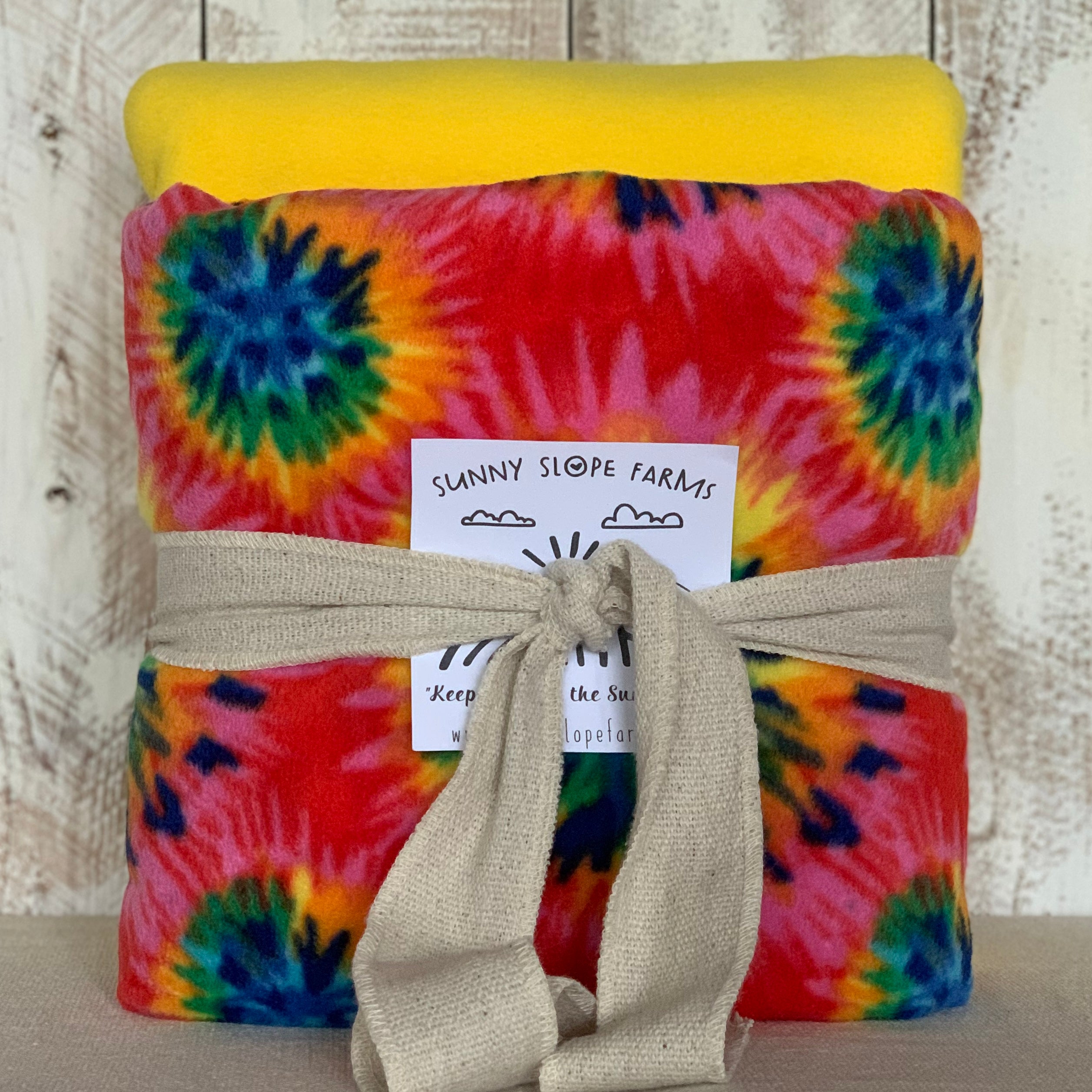 No Sew Blanket Kit - Tye Die - Personalization Available