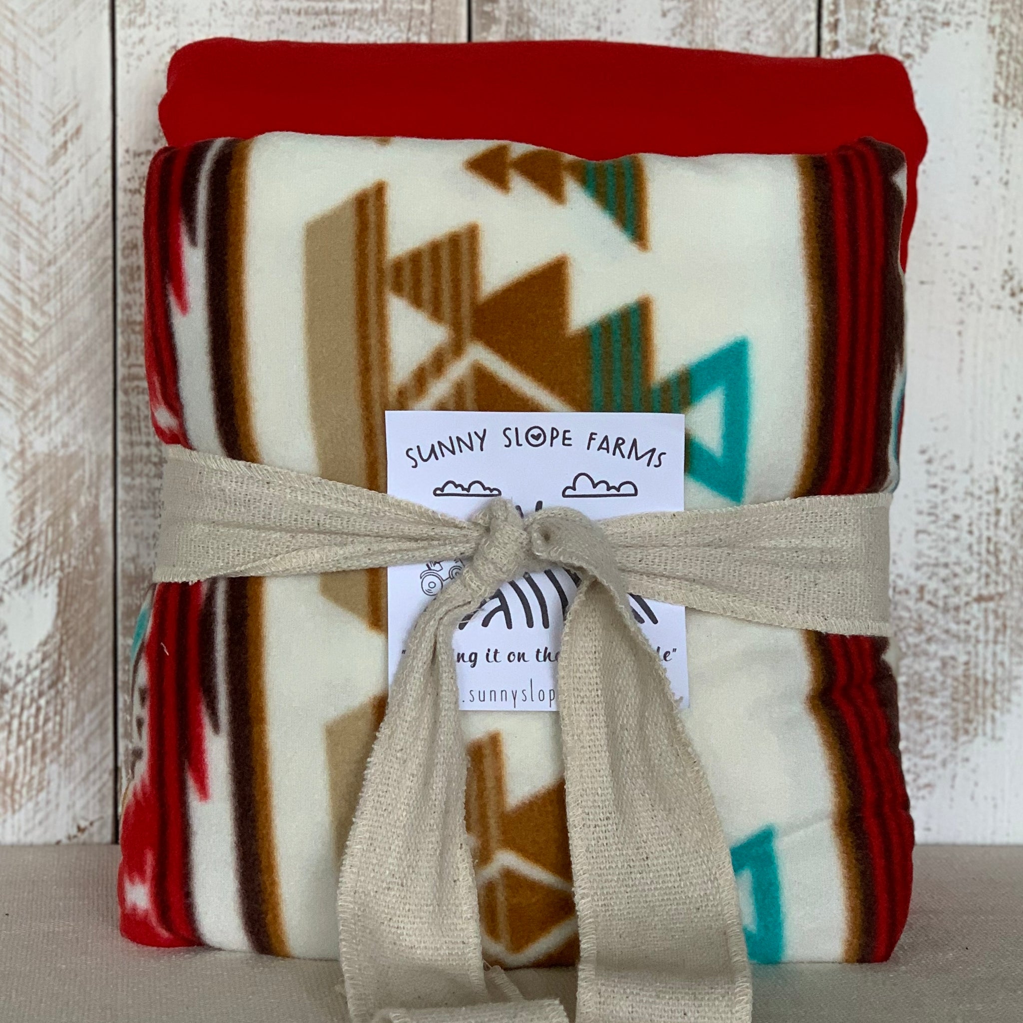 No Sew Blanket Kit Native American Style Personalization Available