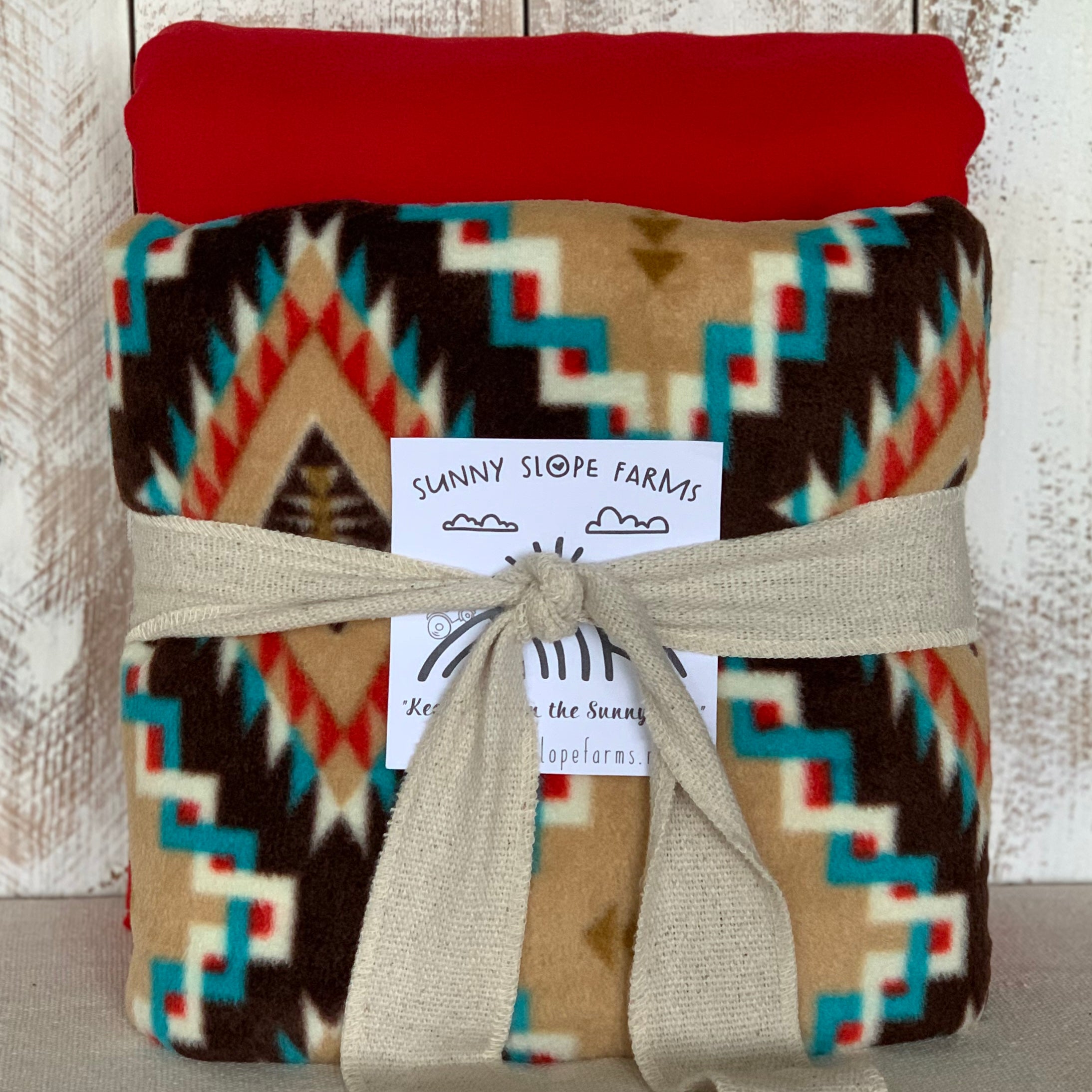 No Sew Blanket Kit - Native American Style - Personalization Available