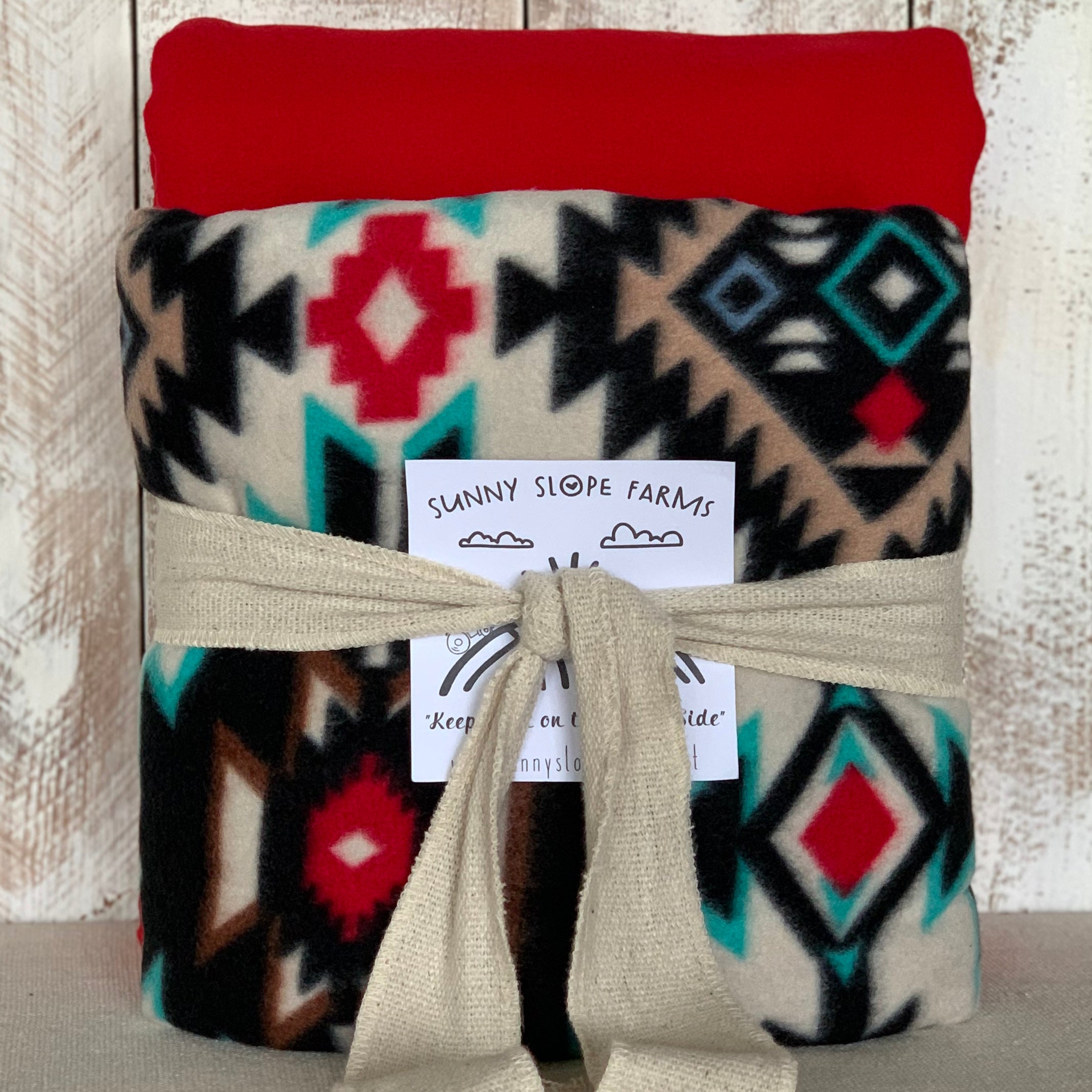 No Sew Blanket Kit - Native American Style - Personalization Available