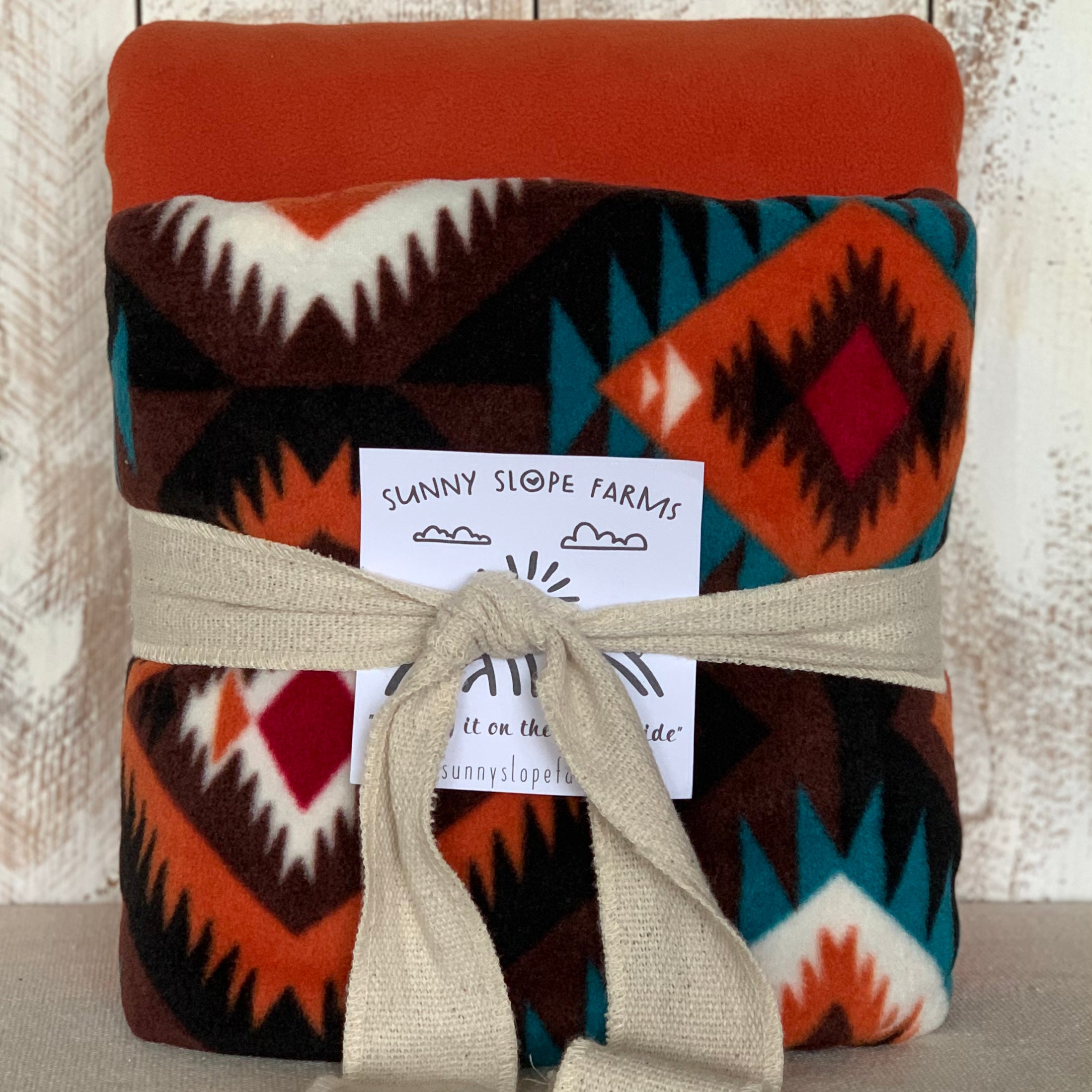 No Sew Blanket Kit - Native American Style - Personalization Available
