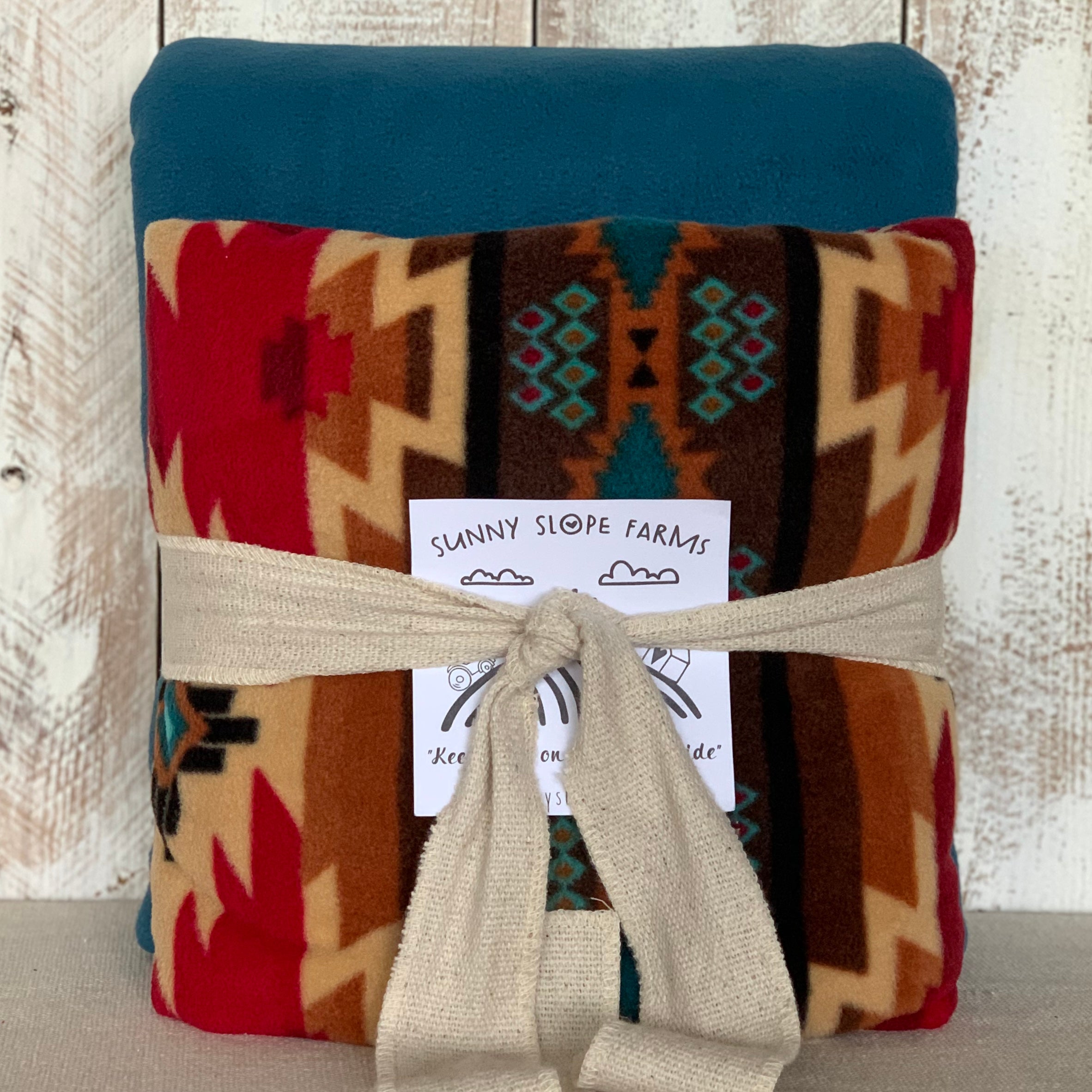 No Sew Blanket Kit - Native American Style - Personalization Available
