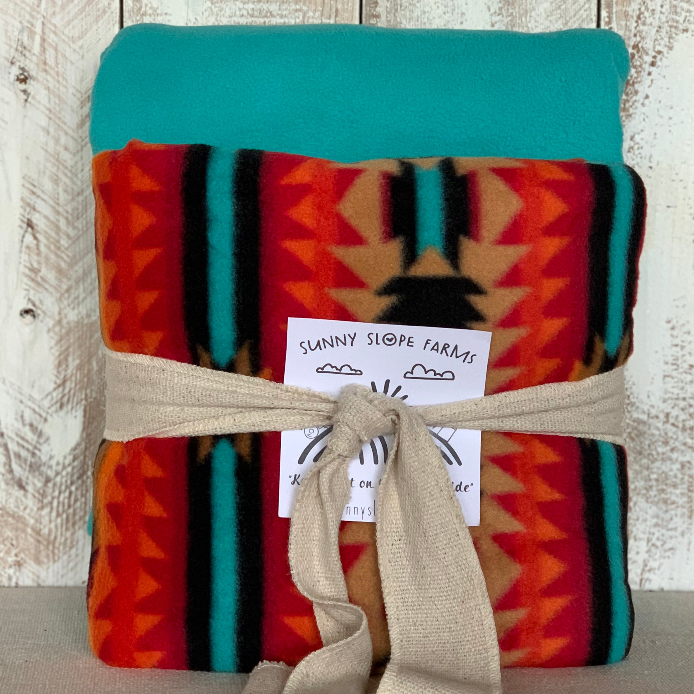 No Sew Blanket Kit - Native American Style - Personalization Available