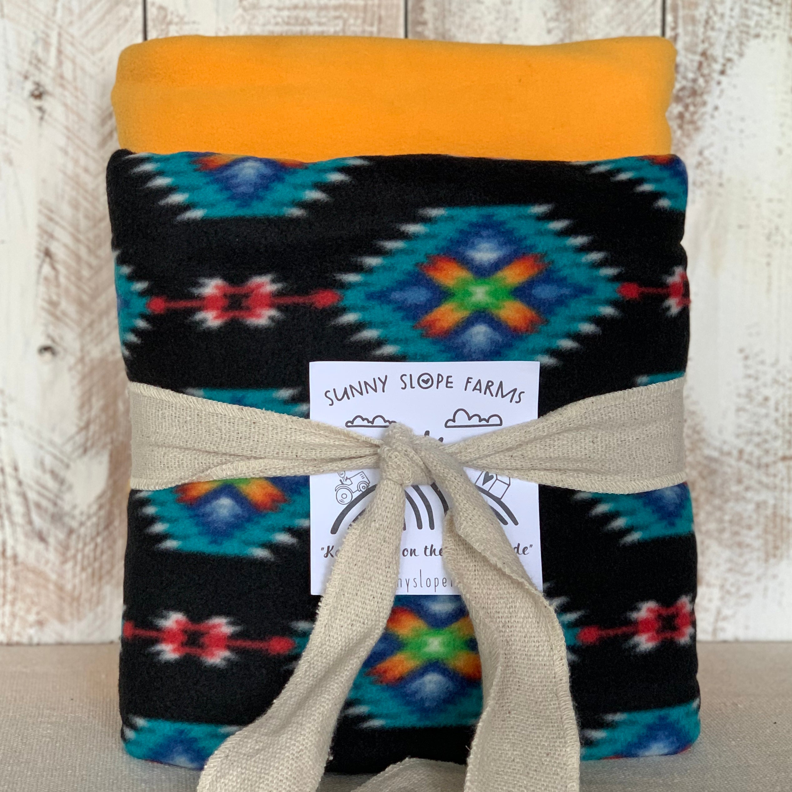 No Sew Blanket Kit - Native American Style - Personalization Available