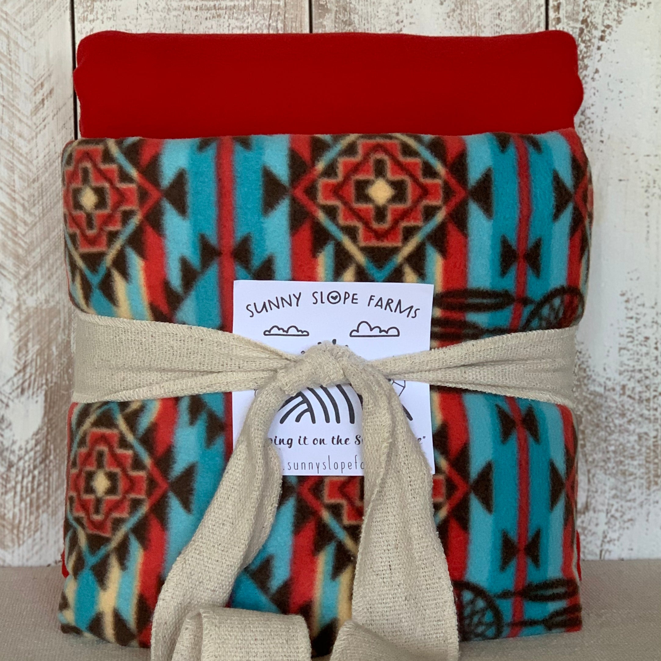 No Sew Blanket Kit - Native American Style - Personalization Available