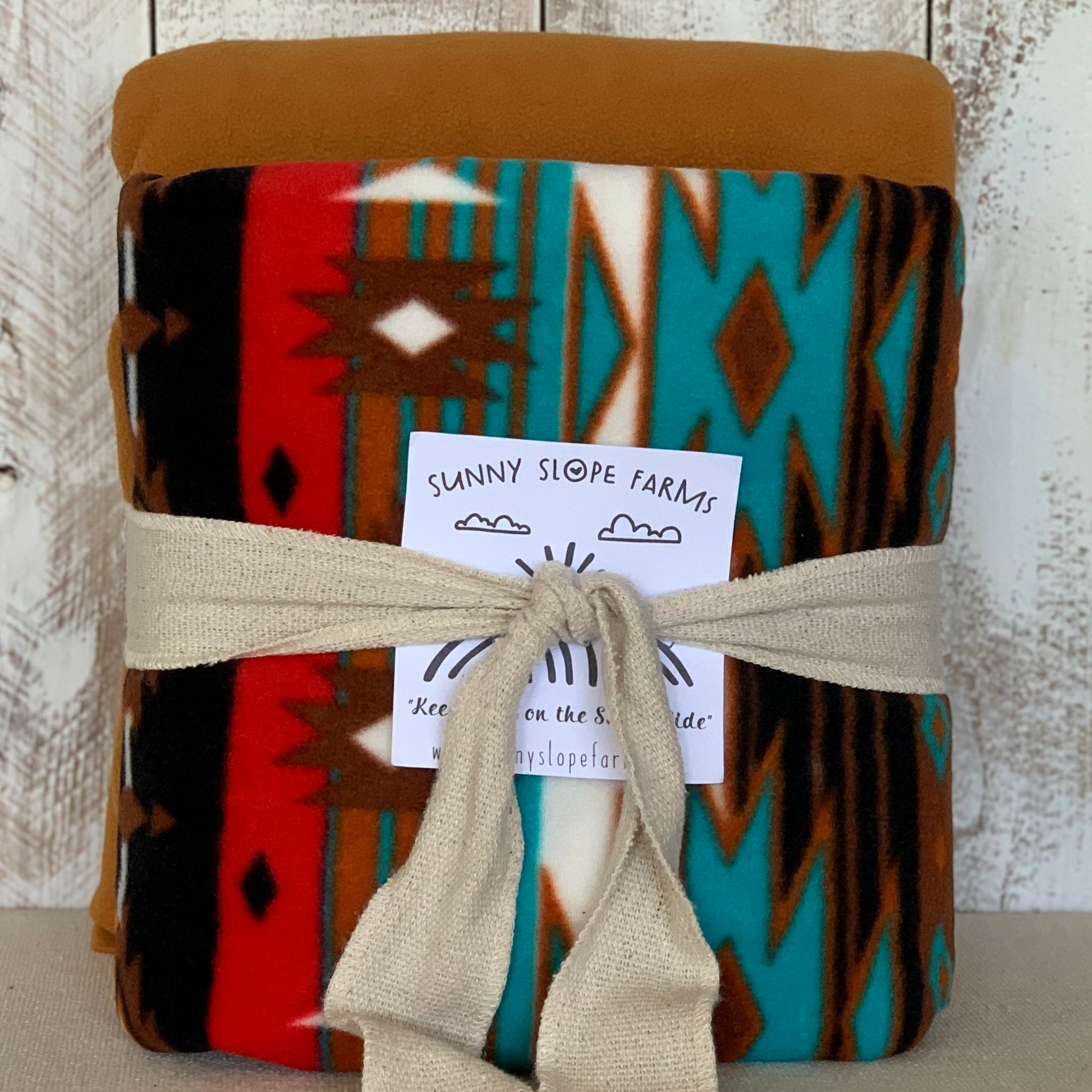 No Sew Blanket Kit - Native American Style - Personalization Available