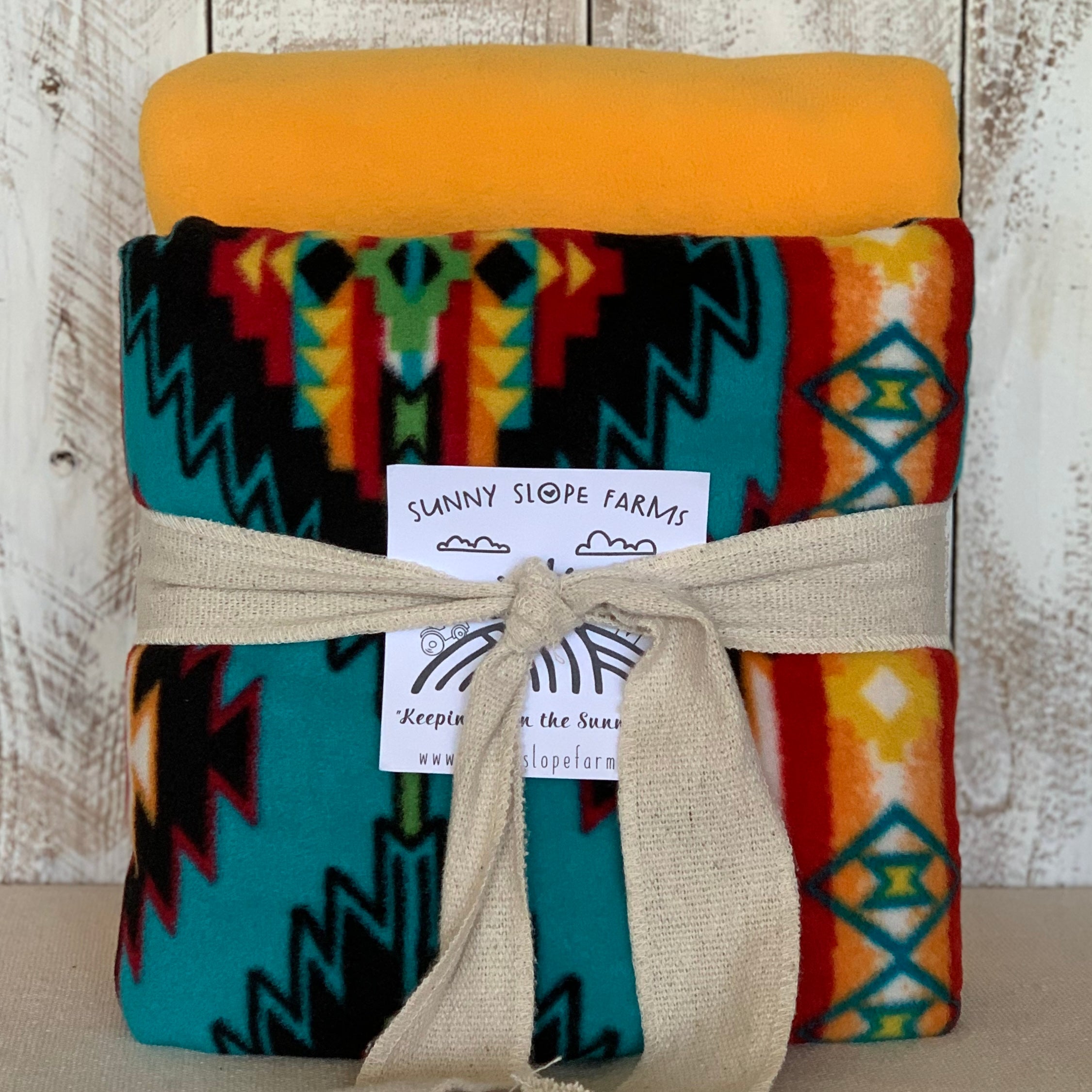 No Sew Blanket Kit - Native American Style - Personalization Available