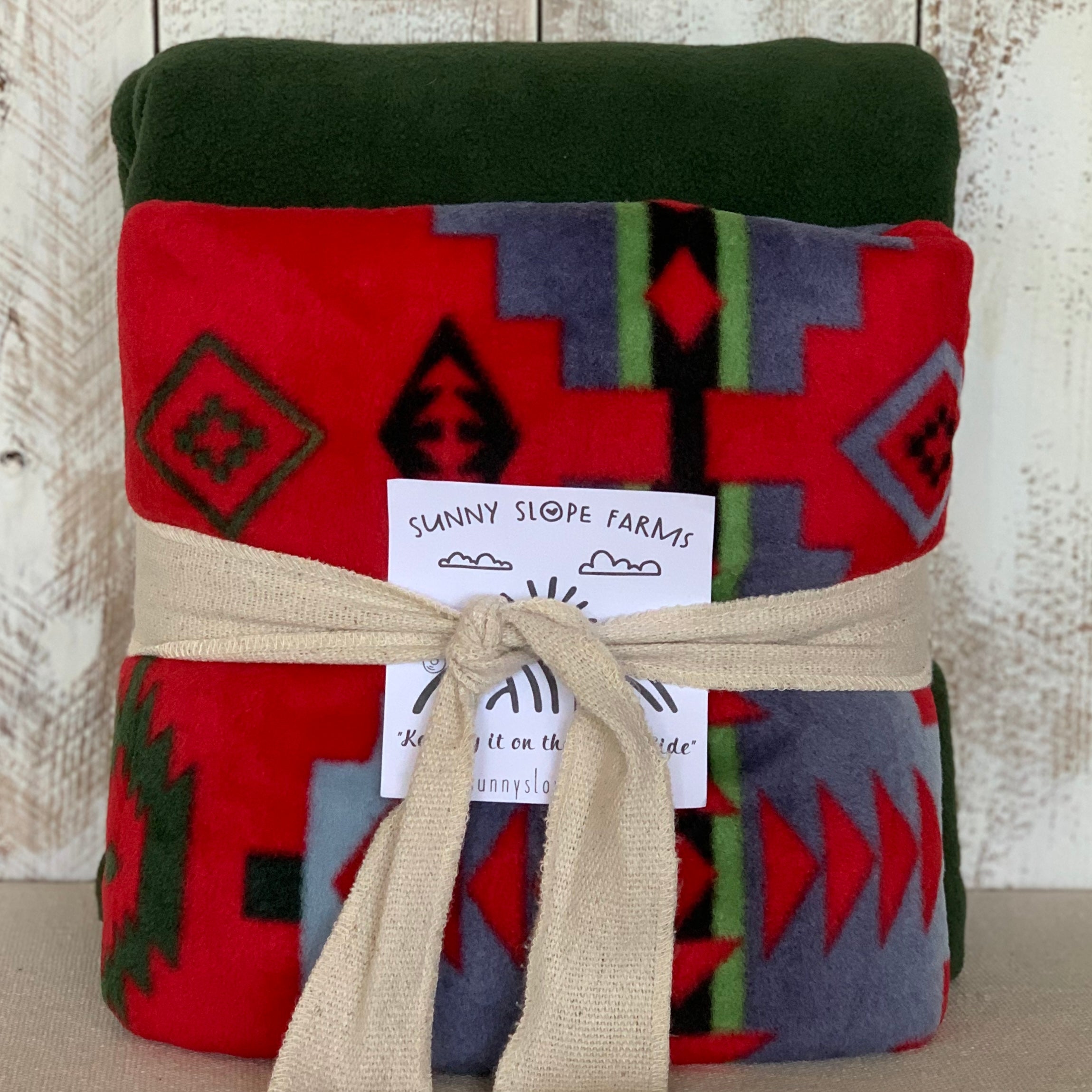 No Sew Blanket Kit - Native American Style - Personalization Available