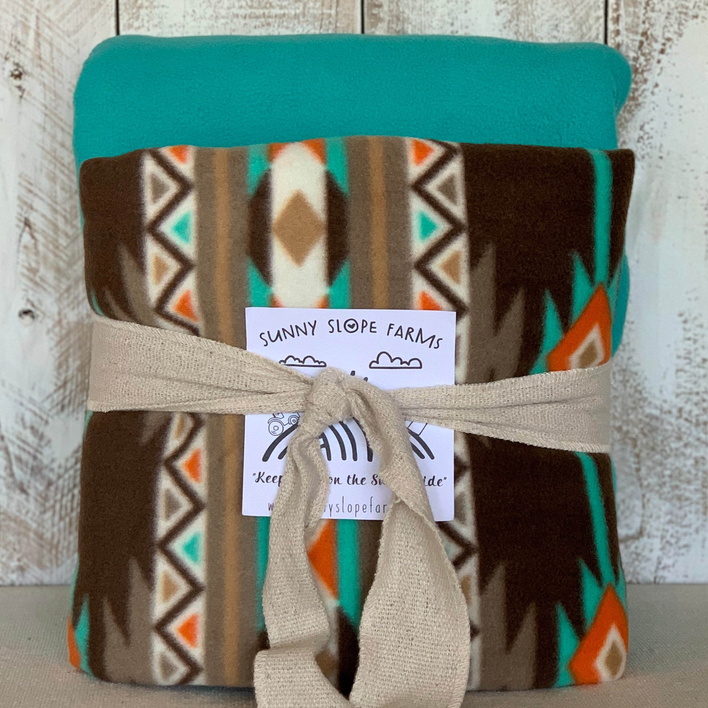 No Sew Blanket Kit - Native American Style - Personalization Available