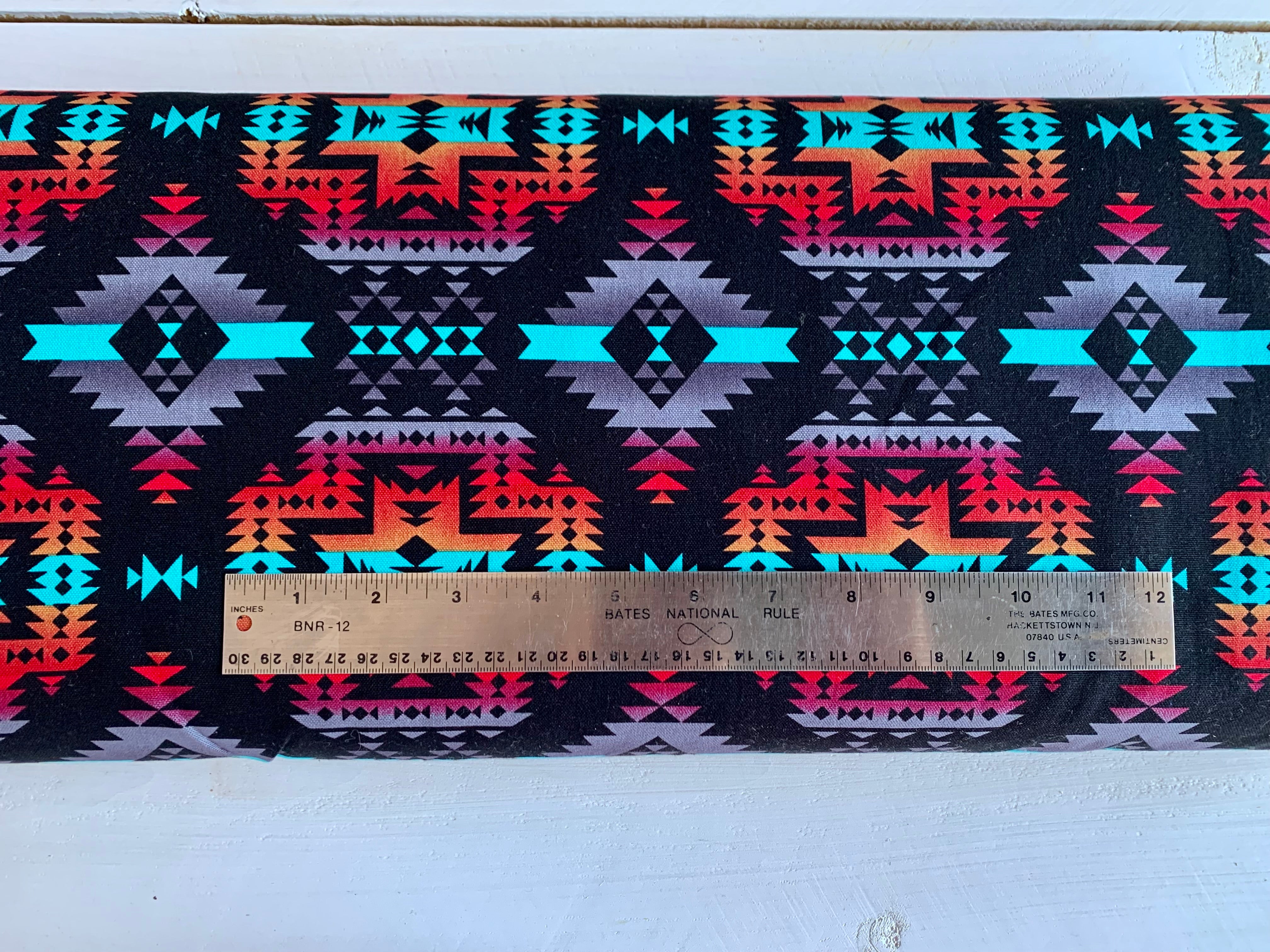 Canvas Cotton - 52828C-1 Canyon Spirit Trail, Black by Windham Fabrics