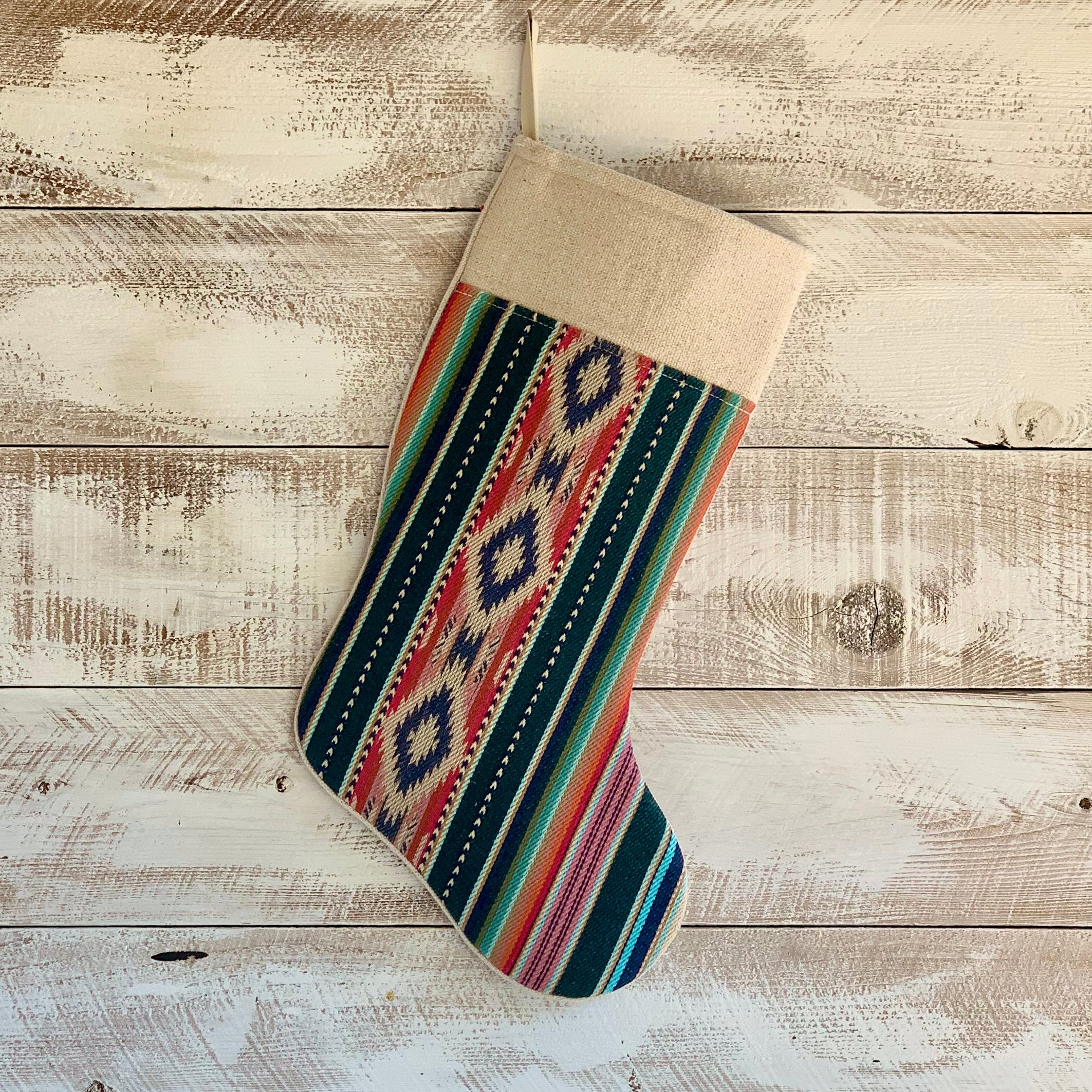 Green Serape Stocking
