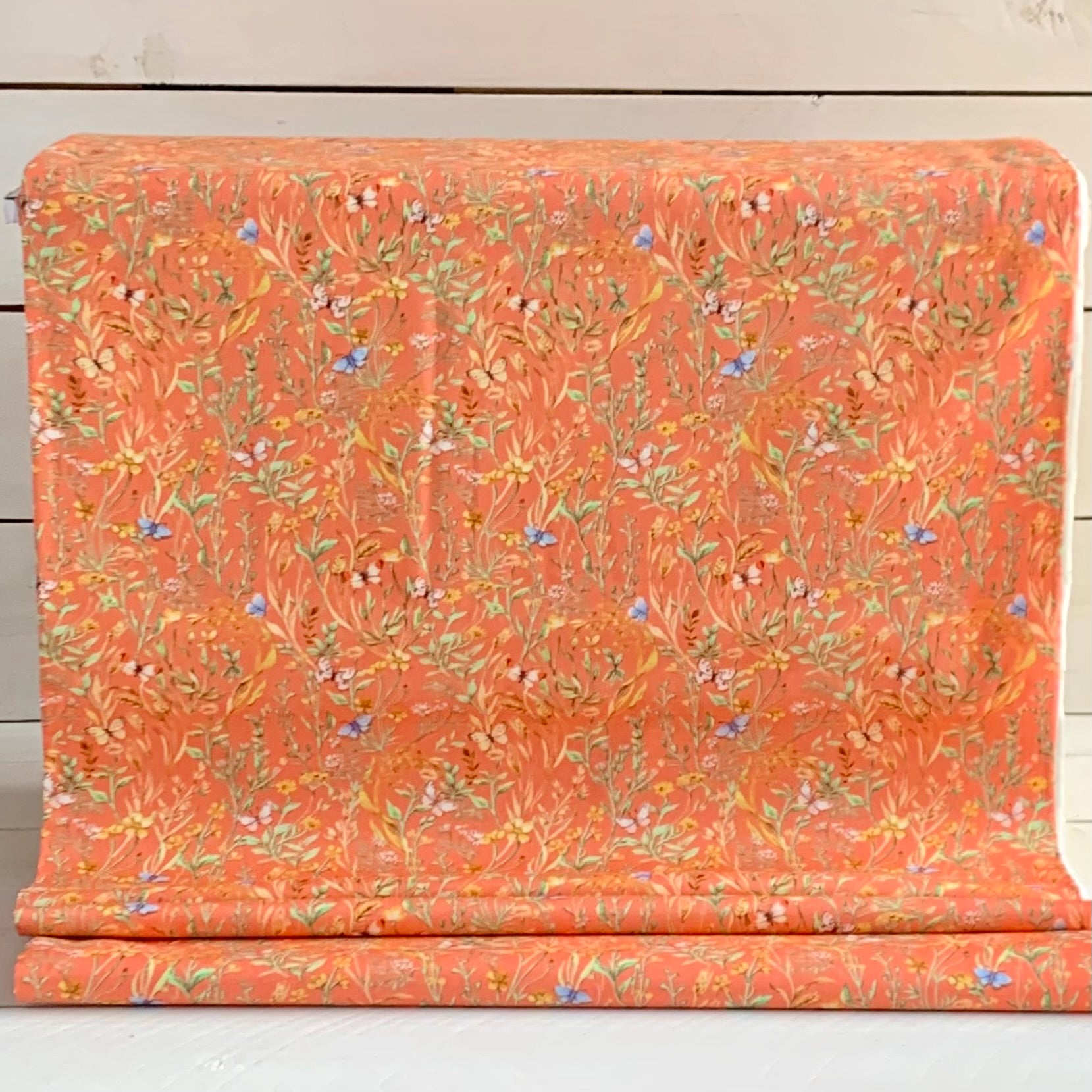 Meadow, Farm Meadow by Clare Therese Gray Windham Fabrics - Terra Cotta 52793-2 Cotton Fabric