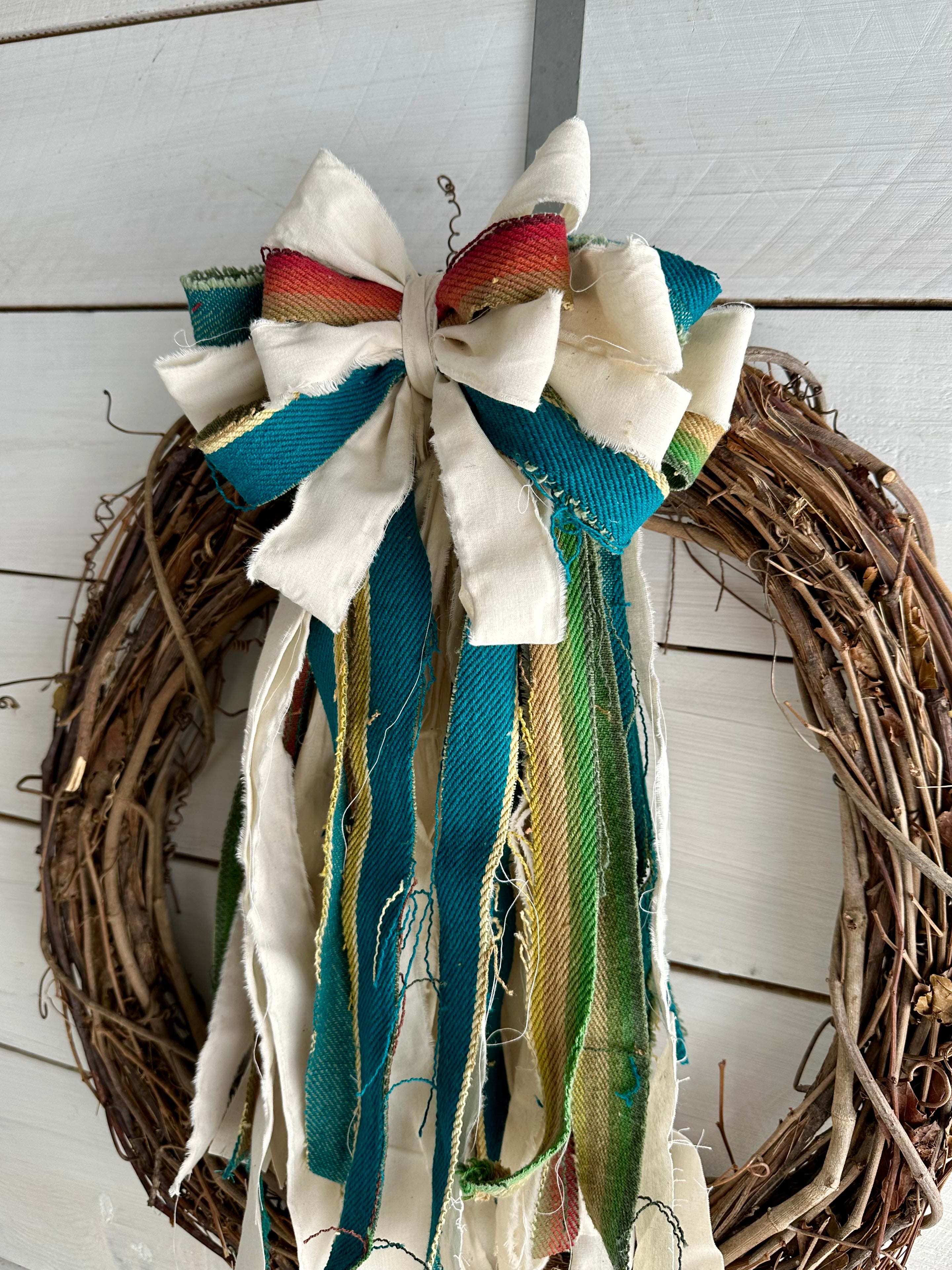 serape style southwest rag bow