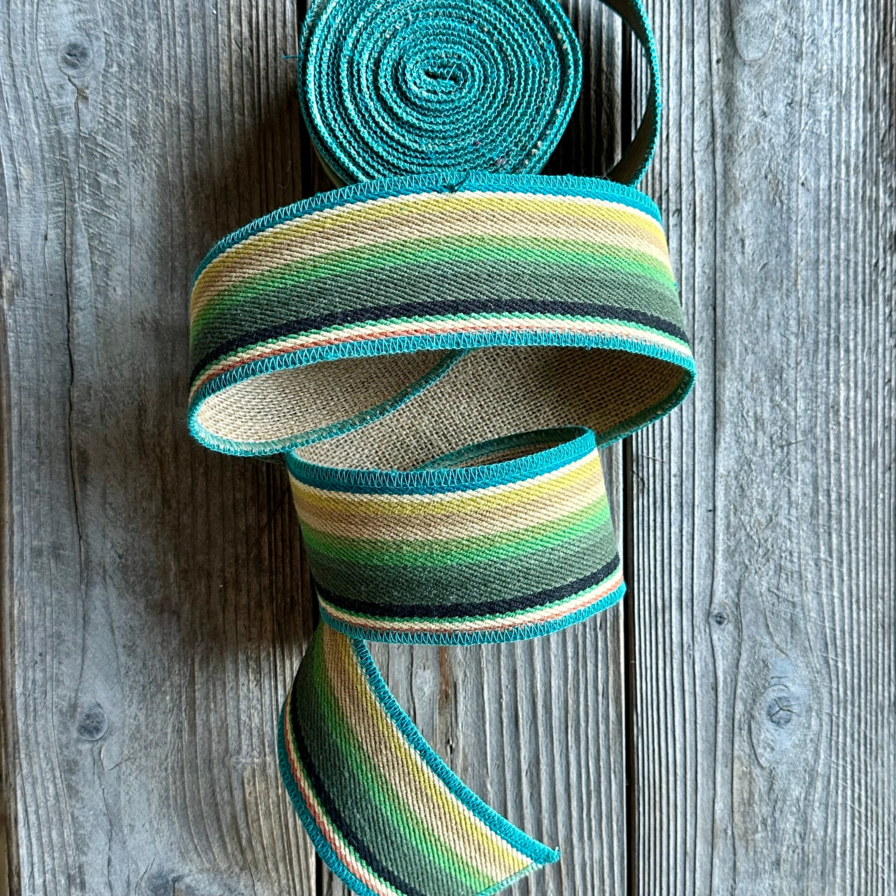 Serape Style Wired Ribbon 2 1/2" Wide - 5 Yards