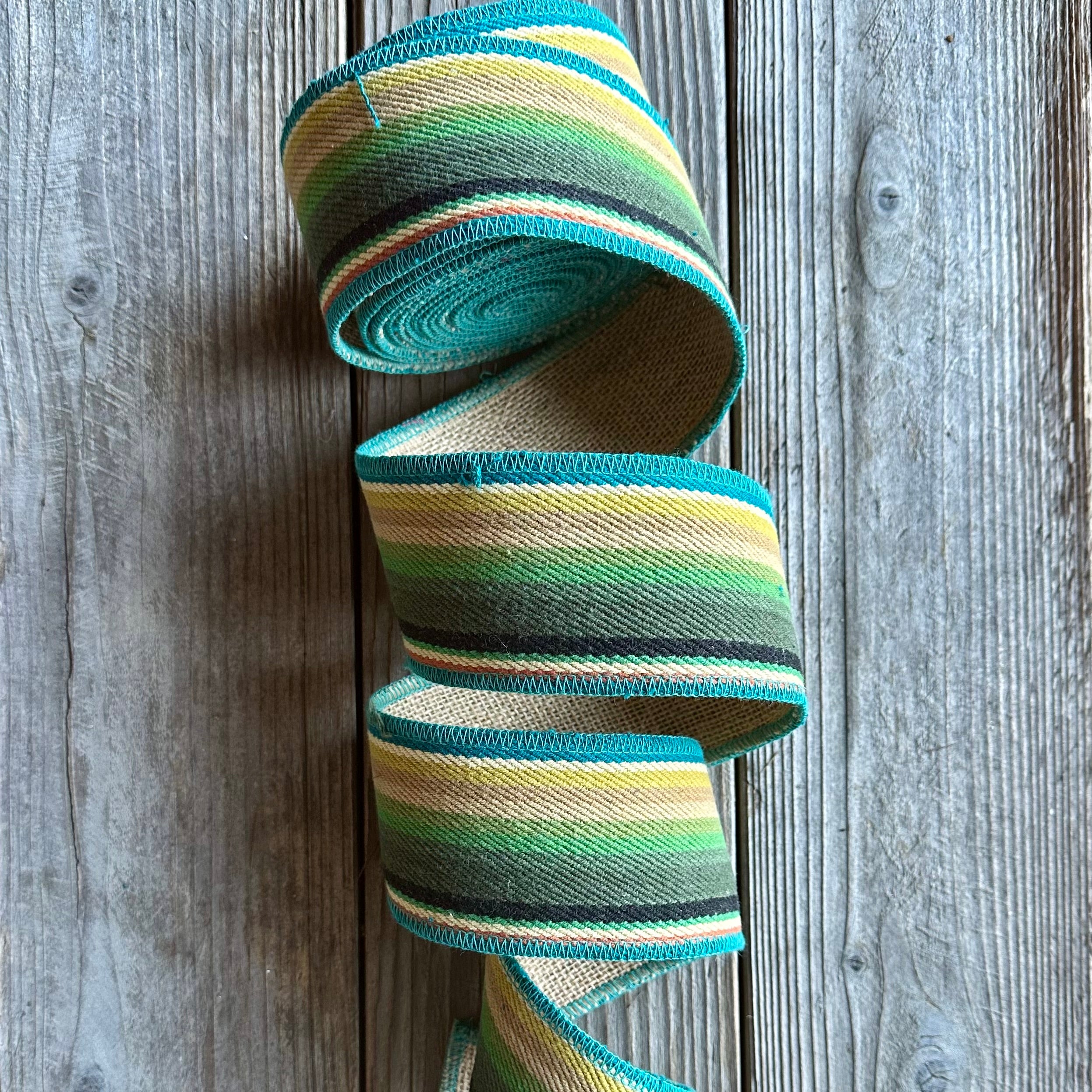 Serape Style Wired Ribbon 2 1/2" Wide - 5 Yards