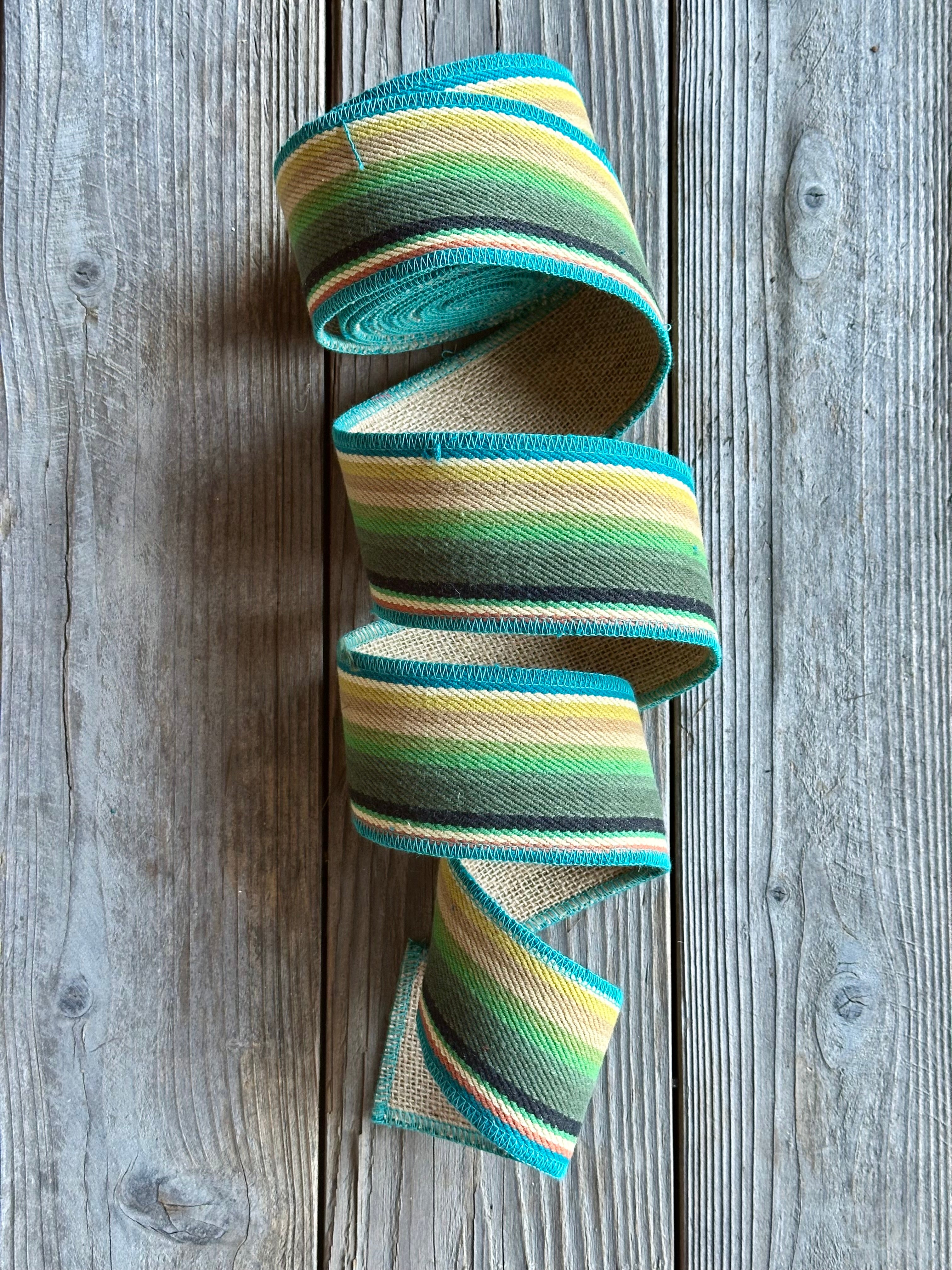 Serape Style Wired Ribbon 2 1/2" Wide - 5 Yards
