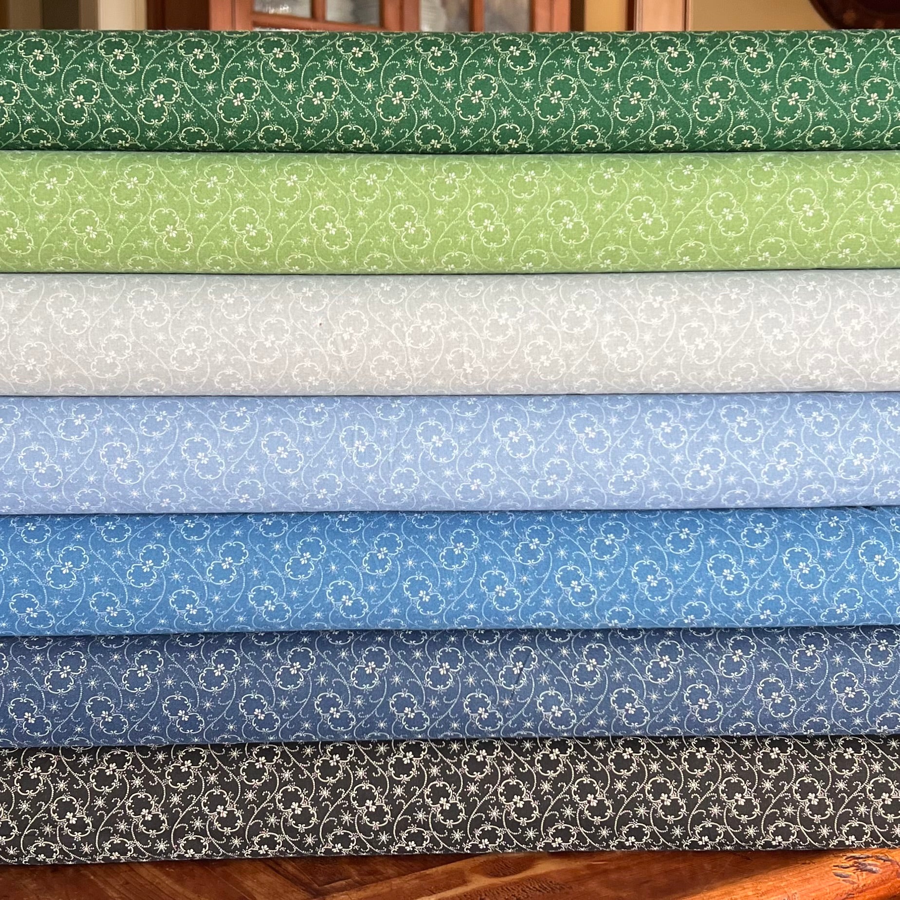 Antique Floral Calico Print Collection Bundle
